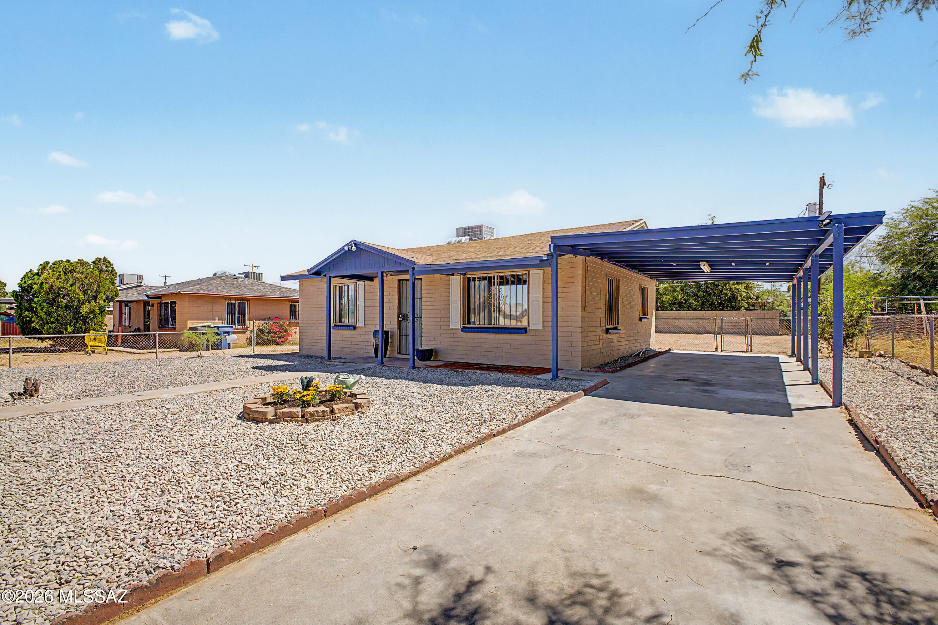 Charming 3BD/1BA ranch-style home featuring modern touches throughout. Completely remodeled kitchen with custom tile flooring, backsplash & new appliances .All-new hardware, light fixtures, & ceiling fans. Newly painted interior and exterior. Enjoy convenient covered parking & space for an RV .Enclosed backyard with a dog run. Close to major streets shopping and restaurants. Agent/owner