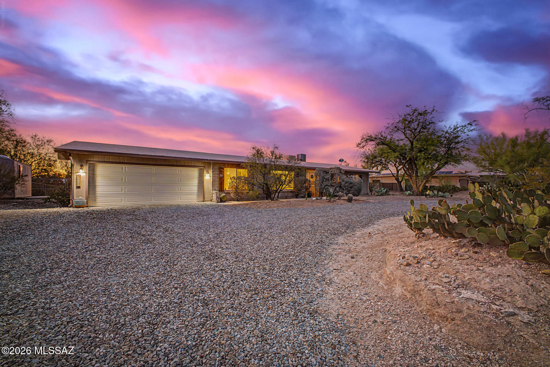Desert Living with Room to Breathe in Casas Adobes West Nestled on a spacious .60-acre lot in the sought-after Casas Adobes West community, this charming single-story ranch-style home offers the perfect blend of comfort, privacy, and Arizona living. Featuring over 2,000 square feet of living space, 3 bedrooms, and 2 bathrooms, the home boasts an inviting floor plan filled with natural light. Enjoy generous living and dining areas, abundant storage, and seamless indoor-outdoor living with a large covered patio overlooking the expansive backyard. The oversized lot provides endless possibilities for entertaining, gardening, or creating your own backyard retreat. Don't miss this opportunity to own in a desirable Northwest Tucson neighborhood close to shopping, dining, parks, and much more...