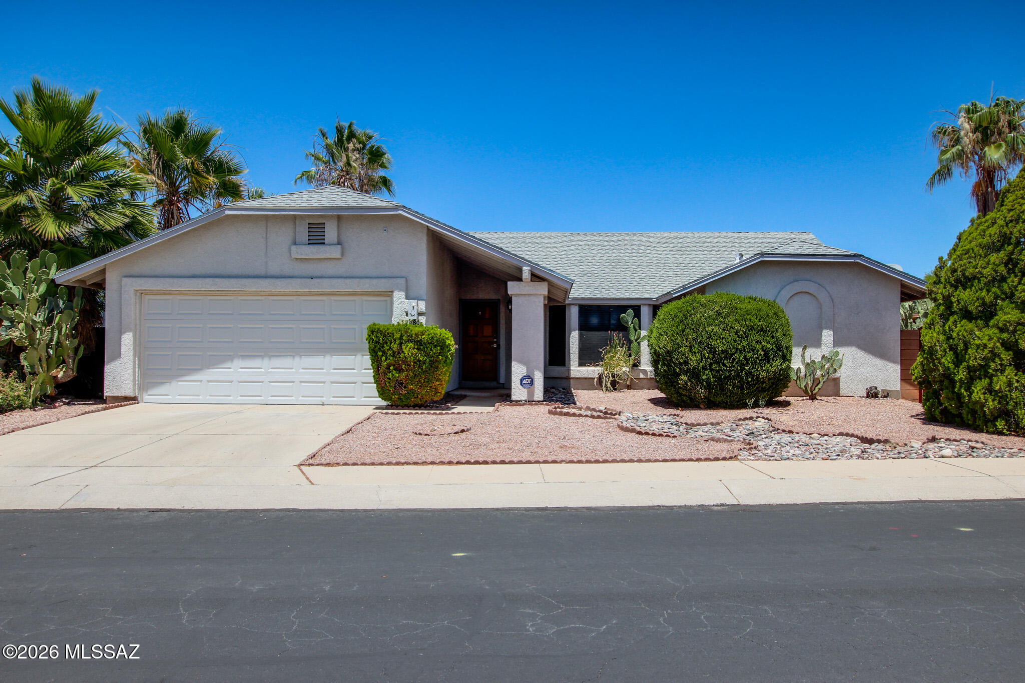 Beautifully maintained 3 bedroom, 2 bath home located in the desirable Canyon Shadows community in Oro Valley with no HOA. This split bedroom floor plan features new flooring, granite countertops, and newer appliances. Enjoy your private backyard oasis with a sparkling pool, waterfall feature, and stunning mountain and desert views. Additional highlights include a prime location close to shopping, dining, golf, medical facilities, and outdoor recreation. Contact listing agent for showing opportunities and additional information.