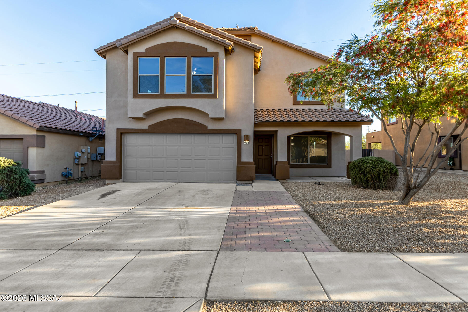 Rare opportunity! Don't miss your chance to own this beautifully upgraded home, offering a perfect blend of comfort, style, & functionality. Thoughtfully designed interior boasts an inviting living & dining room & a desirable great room, ideal for entertaining & relaxation. Highlights include tile & carpet flooring, fresh paint, bountiful natural light, & ceiling fans that keep the space comfortable year-round. Updated kitchen features recessed lighting, a walk-in pantry, stainless steel appliances, quartz counters, & a center island w/a breakfast bar. Flexible loft can be used as a TV area or office. Double doors lead to the HUGE main bedroom, complete w/an ensuite & a walk-in closet. Enjoy tranquil mornings under the screened-in patio. Hurry! A deal like this will sell fast! Agent/owner