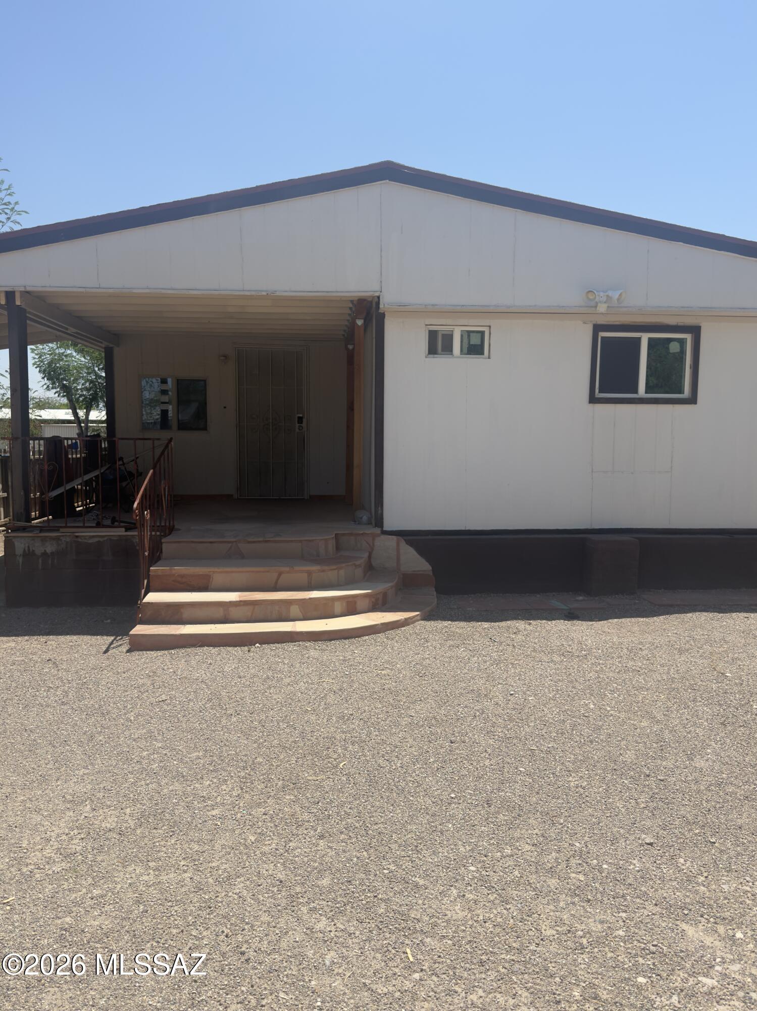 Opportunity awaits at this 3-bedroom, 2-bathroom manufactured home in Tucson, offering 1,479 square feet of living space on a spacious 0.17-acre lot. The fenced lot offers privacy and room to make the outdoor space your own. 
With its combination of size, lot space, and price point, this is a rare chance to build equity in a growing Tucson neighborhood. Sold strictly as-is, where-is, short sale approval required.