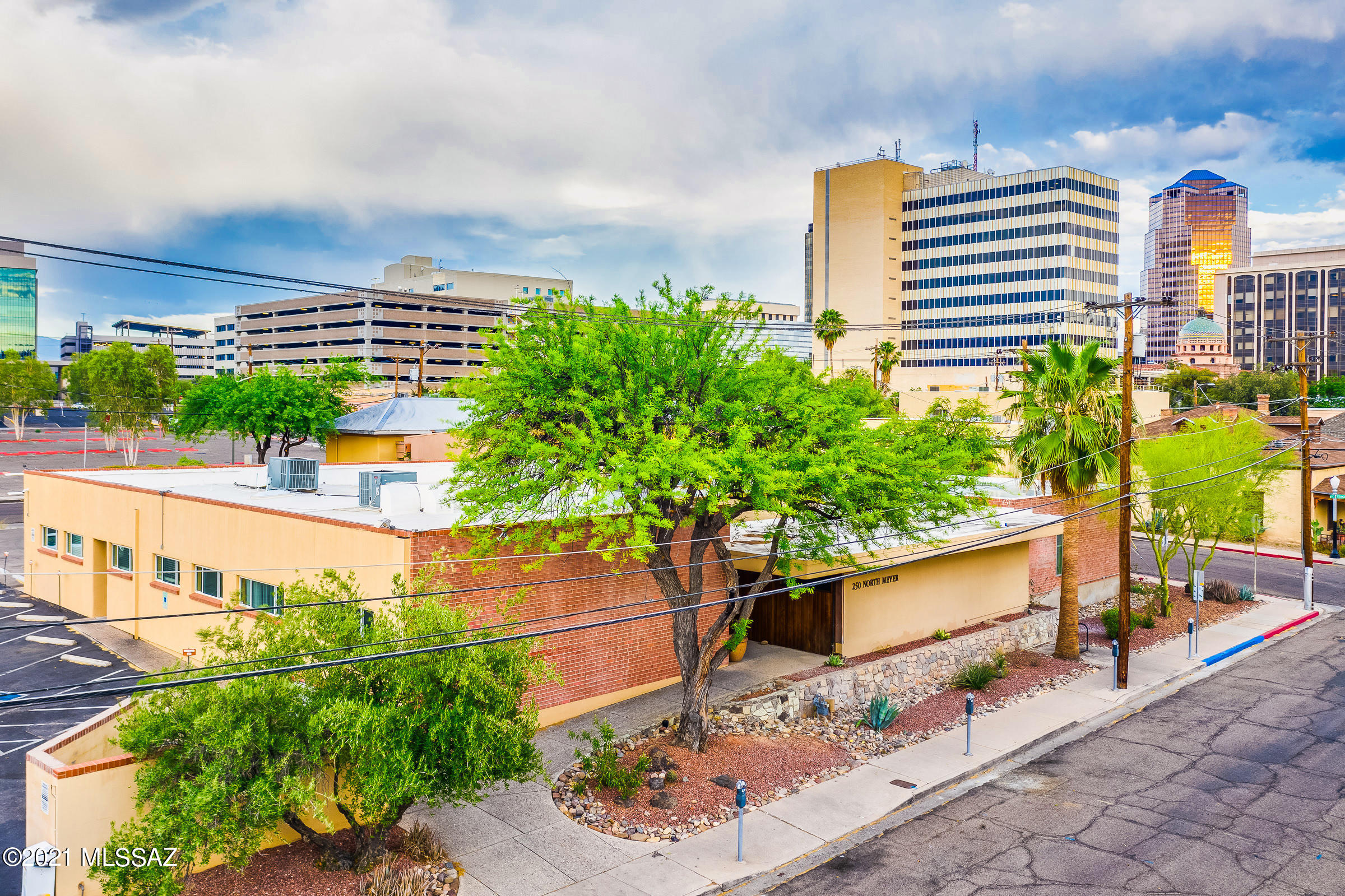 Outstanding Location & Premium Work Atmosphere in this one of kind work environment. This flagship Downtown Tucson office building is nestled in the highly sought after Historic El Presidio district which has it all including shopping, dining, entertainment, housing and more. A unique open court yard layout which allows natural light to flow throughout the entire building and private offices plus 23 on site parking spaces adjacent to the building. Suite A, consists of 2,658sqft and Suite B is 4,000sqft. Inquire today to lock in your dream office space!