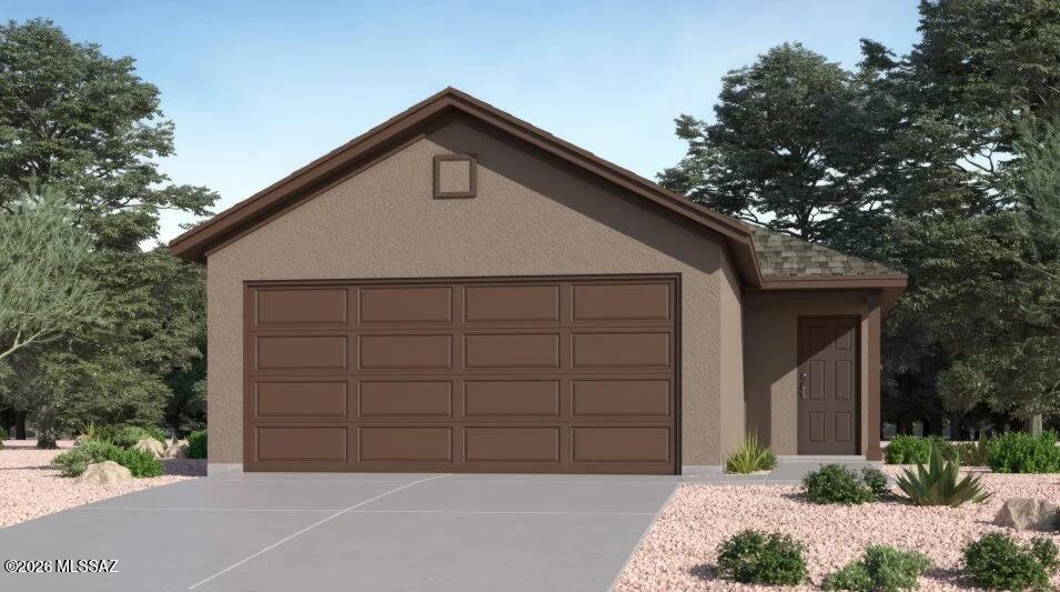 This new single-level home features a convenient open-concept layout that combines the kitchen with the living and dining areas. Three bedrooms are tucked away to the side of the home for enhanced privacy, including the spacious owner's suite, complete with a spa-inspired bathroom and walk-in closet. A two-bay garage completes the home. Our homes come with Quartz Countertops, the Frigidaire Stainless Steel Appliances, Rinnai Tankless Water Heaters, Post-Tension Foundation, Taexx built-in pest control system, Radiant barrier roof decking, 2'' Faux Wood Blinds and more! As an added bonus, this home comes complete with a washer and dryer! Don't miss this great opportunity to own a beautiful move-in ready home!