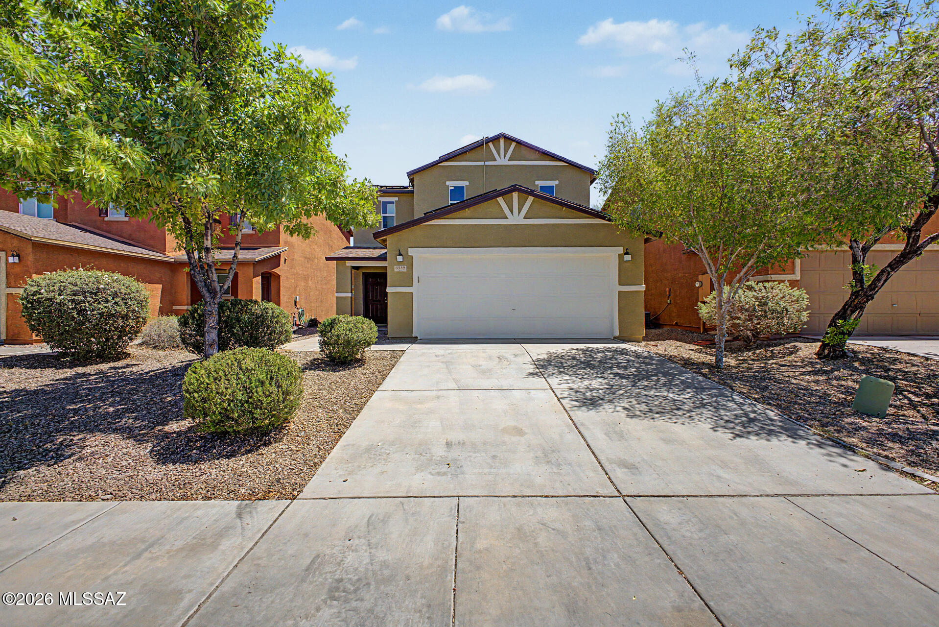 Welcome to this beautifully refreshed contemporary 2-story home in sought-after Rancho Valencia with 3-bedrooms, 2.5-baths offering 1,799 sq ft. Features include fresh interior and exterior paint, new LVP flooring, new carpet, remodeled kitchen with quartz countertops and new stainless steel appliances, updated bathrooms with quartz counters and undermount sinks, dual-pane windows, and a brand-new permitted split heat pump AC system. Functional floor plan with all bedrooms upstairs, spacious primary suite with walk-in closet, upstairs laundry room, 2-car garage and desert landscaping. A must see!
