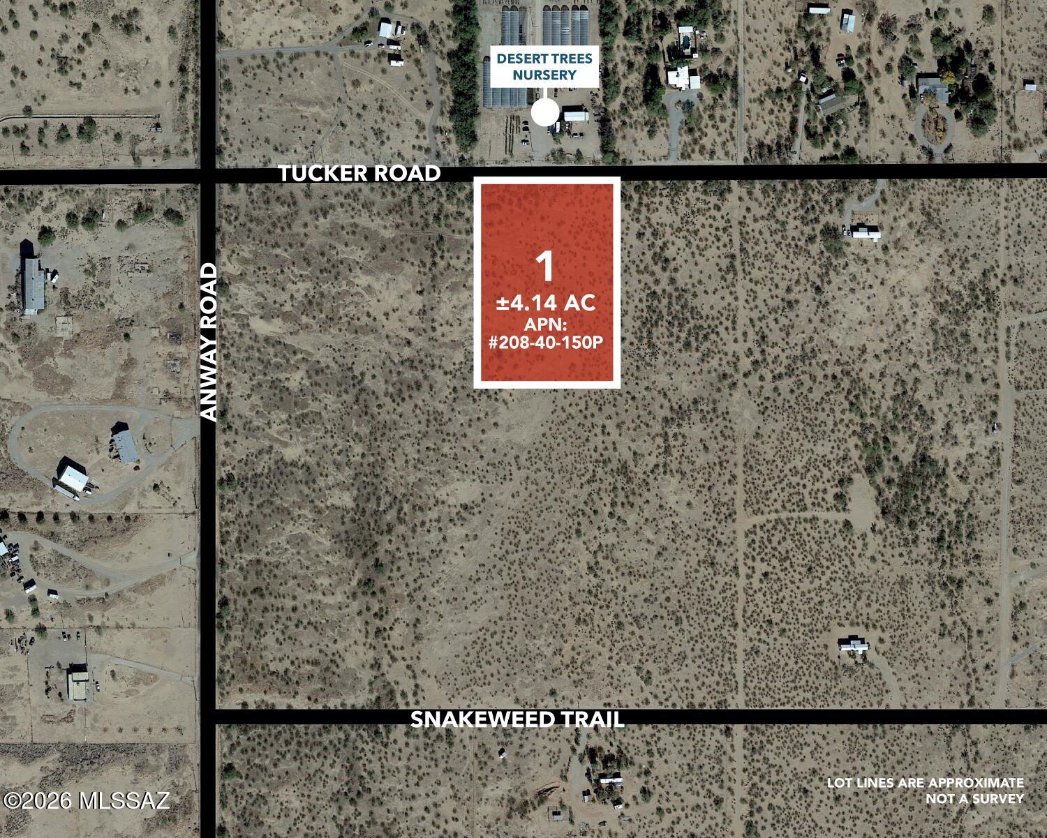 Prime +/-4 Acre Opportunity in the Growing Avra Valley / Marana Area ! Exceptional opportunity to own ±4 acres of flat, highly usable land in the desirable Avra Valley / Marana area near the intersection of Anway and Tucker.  This property offers flexibility for development, investment, or creating a private rural estate. Featuring convenient access with paved roads nearby and power available at the property line, this parcel is well-positioned for immediate use or long-term appreciation. The surrounding area is characterized by expansive open spaces, with significant nearby land holdings owned by the city for water rights--helping preserve the area's rural setting and scenic desert landscape for years to come. Enjoy....