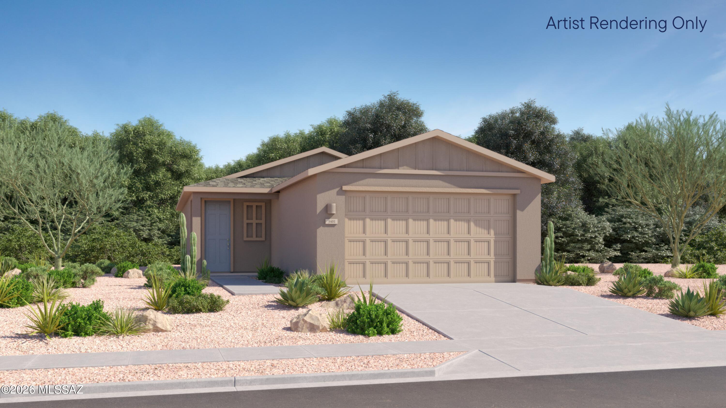 This spacious single-level home offers plenty of room to live and grow. A flexible open-concept floorplan combines the kitchen, living and dining areas, with a nearby patio offering seamless outdoor entertainment and recreation. Three bedrooms are tucked away to the side of the home, including the owner's suite in a private rear corner, complete with an en-suite bathroom and roomy walk-in closet.  Our homes come with Quartz Countertops, the Rinnai Tankless Water Heaters, Smart Thermostats, Post-Tension Foundation, Radiant barrier roof decking, 2'' Faux Wood Blinds and more! As an added bonus, this home comes complete with a washer and dryer!