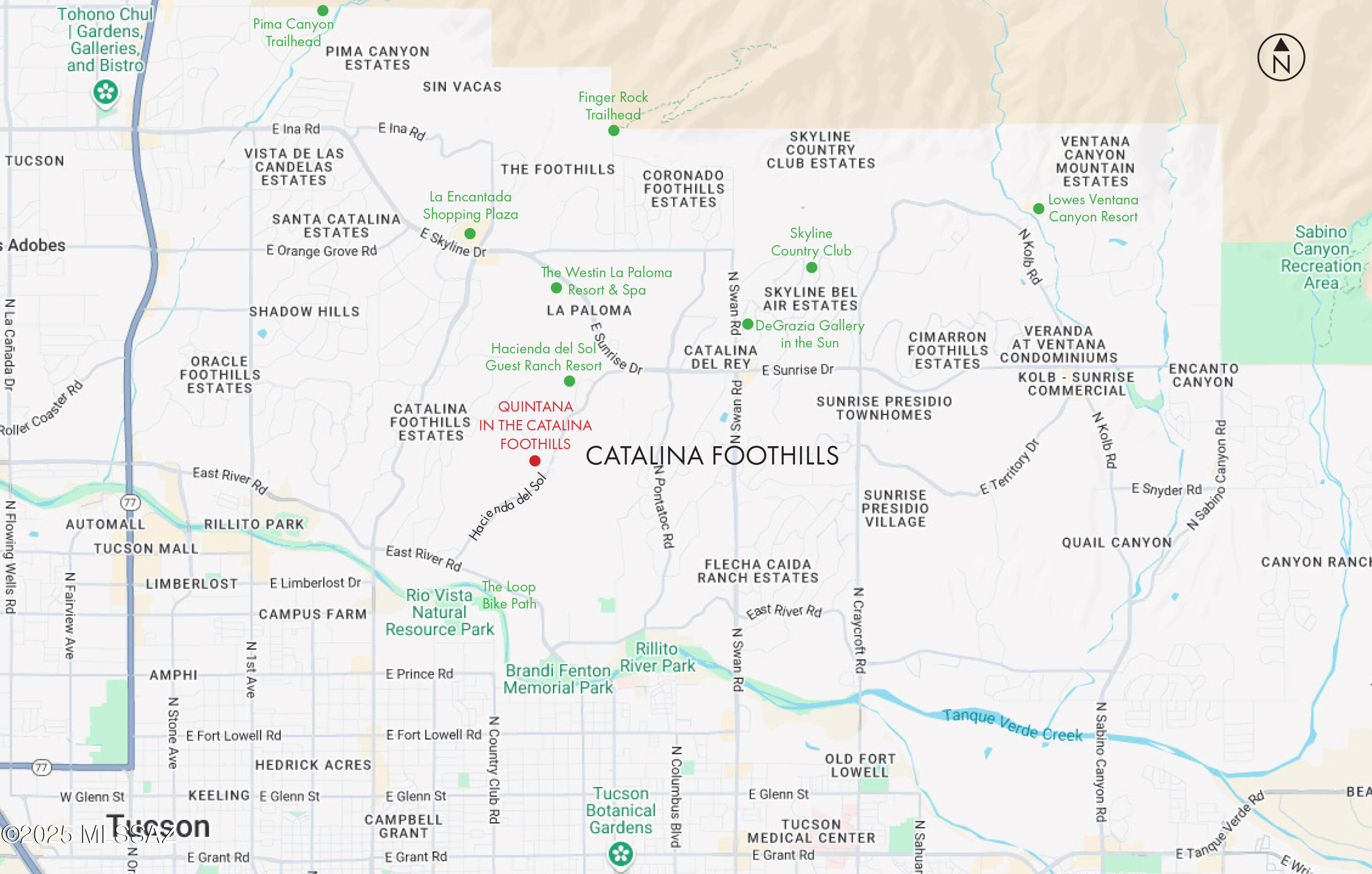 Quintana in the Catalina Foothills - Land