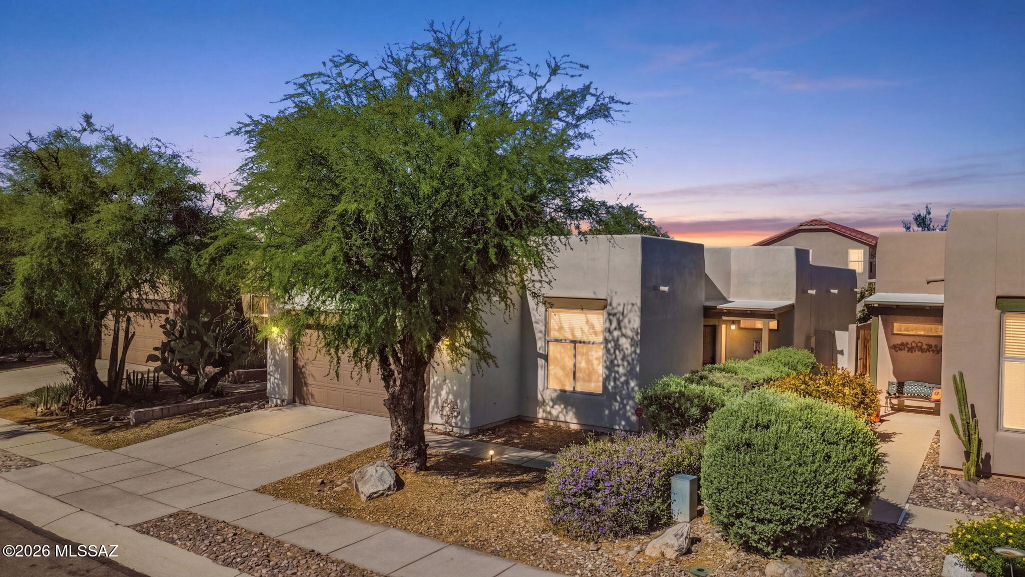 Welcome to this beautifully maintained 3-bedroom, 2-bath home (1,340 sqft) in the highly sought-after Copper Creek community in the heart of Oro Valley. Thoughtfully designed with a desirable split-bedroom floor plan, this home offers both comfort and privacy.
Step inside to a bright and inviting Great Room featuring soaring ceilings, a cozy fireplace, and seamless flow into the dining area and open kitchen--ideal for everyday living and entertaining. The spacious primary suite is privately situated and includes a walk-in closet and en-suite bath with generous storage.
Two well-sized guest bedrooms and a full bath provide flexibility for family, guests, or a home office setup. Enjoy Arizona living outdoors with a beautifully landscaped front yard showcasing mountain views and a large spacious pool-sized backyard with a covered patio offers the perfect setting for relaxing evenings, entertaining, or future customization.

Major value-add: full polybutylene plumbing replacement has already been completed, providing true peace of mind. Pride of ownership is evident throughout.

Ideally located in the heart of Oro Valley just minutes from Catalina State Park, Naranja Park, and the Oro Valley Community & Recreation Center. Enjoy access to top-rated schools, premier shopping and dining at Oro Valley Marketplace, medical facilities, golf courses, and some of Southern Arizona's best hiking, biking, and outdoor recreation.