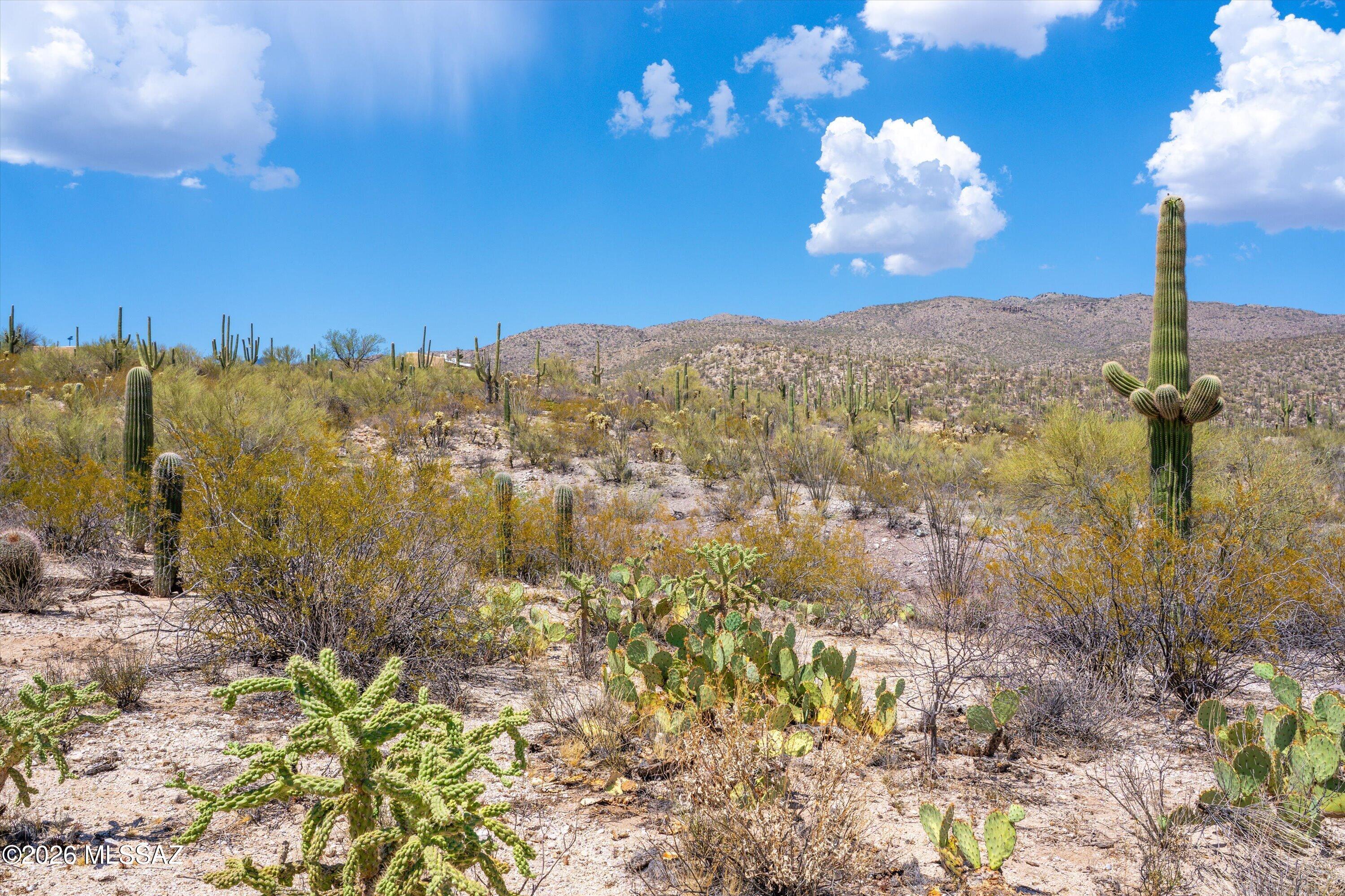 Spacious, elevated 4.35-acre cul-de-sac homesite in desirable Tanque Verde Valley with stunning 360° mountain and desert views. Enjoy spectacular sunrises, sunsets, abundant saguaros and native plants, and a peaceful natural setting from one of the best lots in the neighborhood. Recently paved county-maintained roads and utilities at the lot line, including city water, natural gas, and TEP electric. Approved building permit and plans available for a 2,776 sq ft Santa Fe-style home with high ceilings, 4 covered patios, pool/spa, & oversized 3-car garage. Survey, topo, soils testing, and conventional septic approval are already complete. Located in the Tanque Verde School District and just minutes from Mt. Lemmon, parks, trails, shopping, dining, and more. **See supplemental remarks below** Approved architectural plans feature a 2,776 sq ft timeless Sante-Fe home with 3 bedrooms, each with ensuite baths, an office, and an additional half-bath. Design includes high ceilings, expansive covered patios for luxurious indoor-outdoor-living, abundant natural light, sauna, oversized 3-car garage with room for an RV/van, and pool/spa, with a layout oriented to best capture the surrounding views.
Building permit is approved, allowing a streamlined path to construction. Buyer may proceed with existing plans (available for negotiation), or bring their own vision to life to take advantage of the property's elevation, privacy, and panoramic views.
