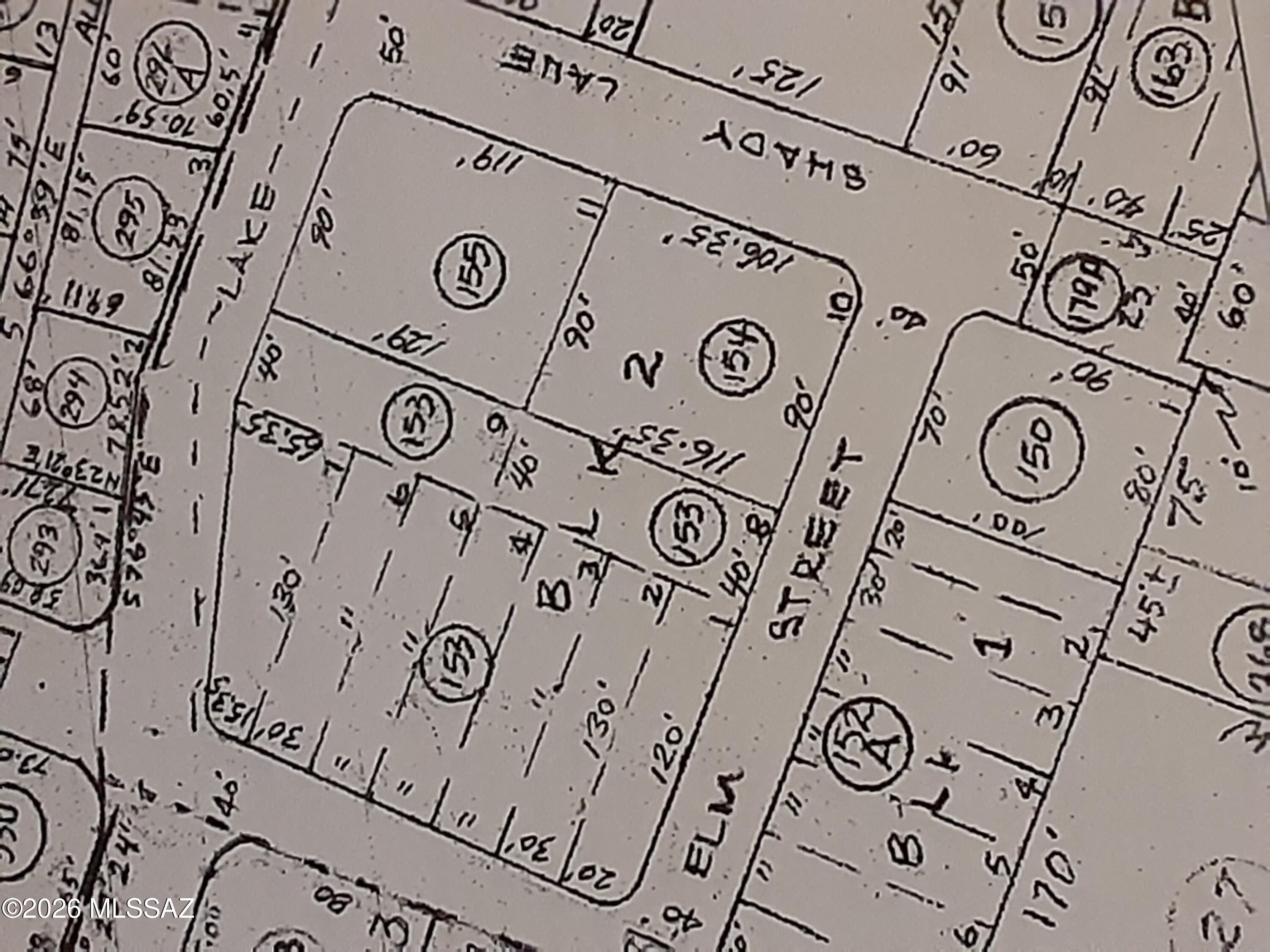 Lot has an approved Plat division into 9 lots -- ideal for an RV Park or small Mobile Home Park as rentals of the lots!  All utilities in the street of property: Benson Utilities of Electric, Water, Gas & Sewer!  If parcel is to be sold as separately-owned divided parcels, Buyer/Developer must inquire through the Department of Real Estate and comply with all subdivision laws if over 5 lots are a result of the division/development.  Parcel is bordered by 3 roadways for ease of access to every lot.