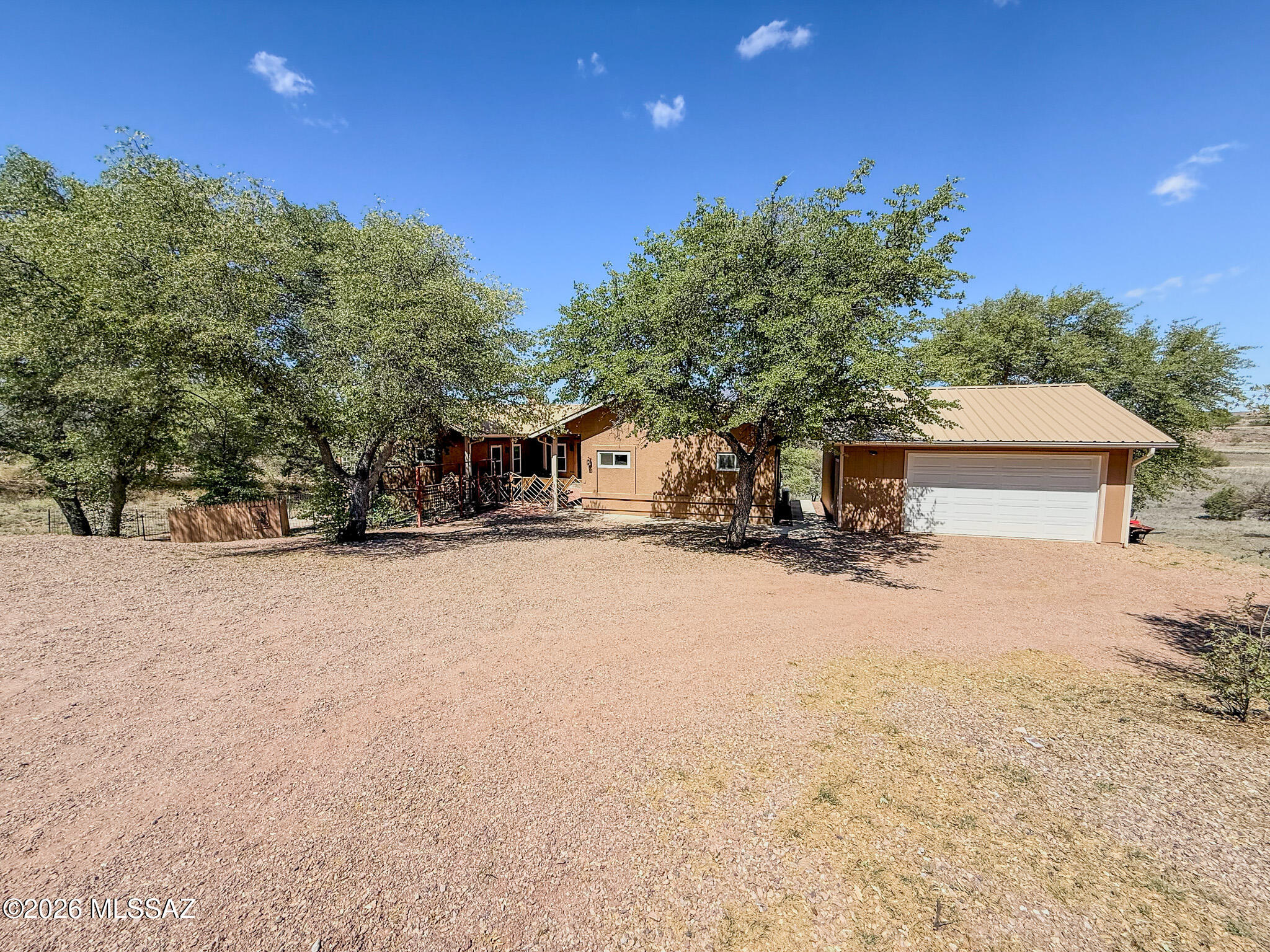 Tucked into the heart of Sonoita, this beautifully updated home offers comfort, efficiency, and peaceful high-desert living. Recent improvements include fresh interior and exterior paint, a new HVAC system (2021), energy-efficient new windows, and a brand-new garage. Solar adds to the home's appeal by helping significantly reduce electricity costs.

Inside, the kitchen has been refreshed with new quartz countertops and freshly painted cabinetry, creating a clean, modern feel. Bathrooms have also been updated with new paint and fixtures for a polished finish. Natural light fills the home, highlighting the thoughtful upgrades throughout.

Step outside and take in wide-open skies, scenic views, and the tranquility Sonoita is known for. A haven for bird enthusiasts, the area has recorded more than 85 species, making it a unique and peaceful setting. Move-in ready and full of charm, this is Arizona wine country living at its best.