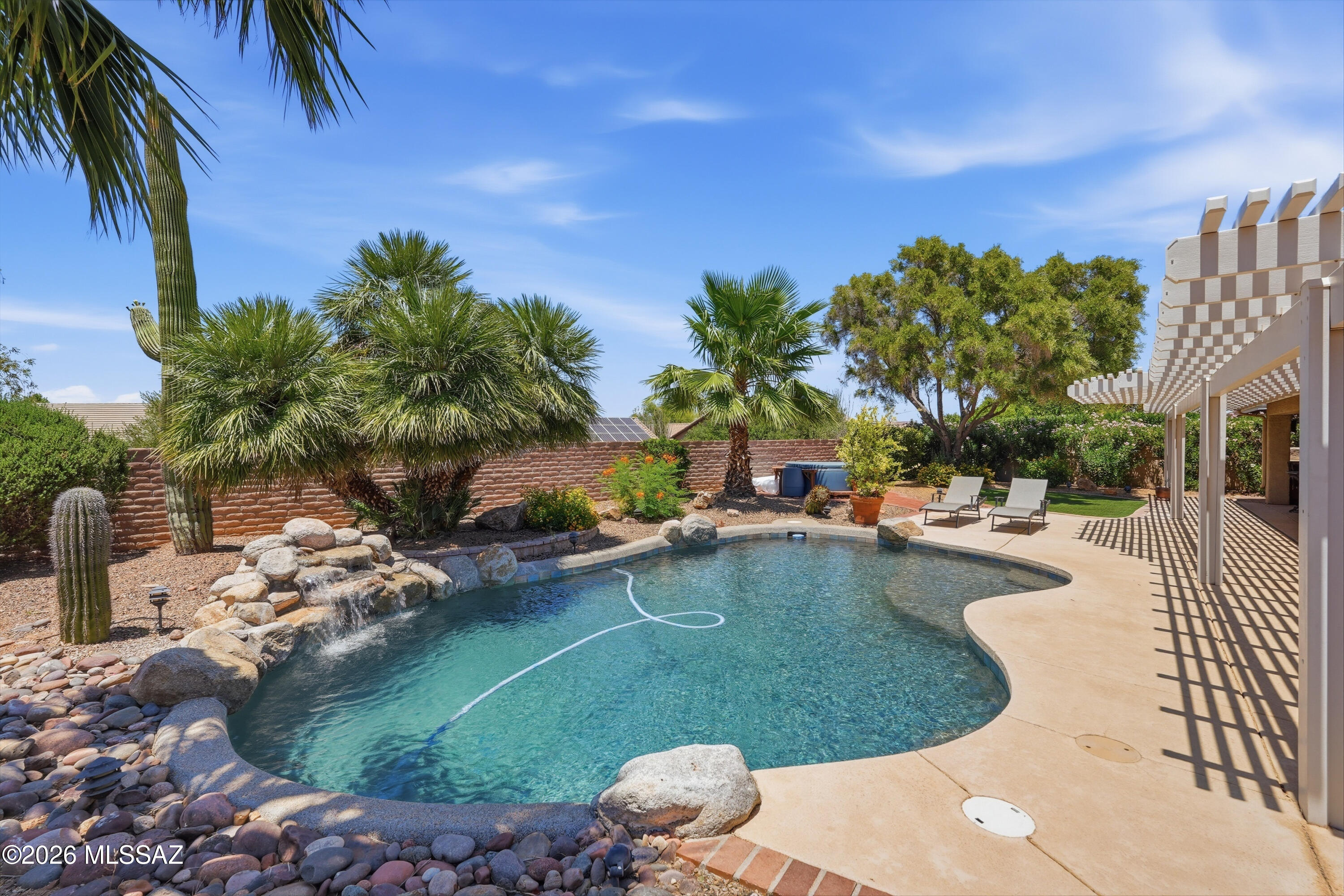 Unrivaled value meets resort luxury in Quail Creek! This expanded Laredo floorplan is a turnkey masterpiece reimagined from top to bottom. Avoid the massive fixing expenses and steep new build price tags. Step inside to brand-new flooring and an open living space. The chef's kitchen is a showstopper, boasting pristine quartz countertops, new kitchen cabinets, and stainless appliances. Guest bathroom feature quartz and new vanity. Structural peace of mind is secured with a newer roof and updated HVAC. Outside, your private backyard oasis awaits: enjoy a refreshing dip in the sparkling Pebble Tec pool, cook on your built-in grill, or relax in the hot tub. Schedule your tour today!