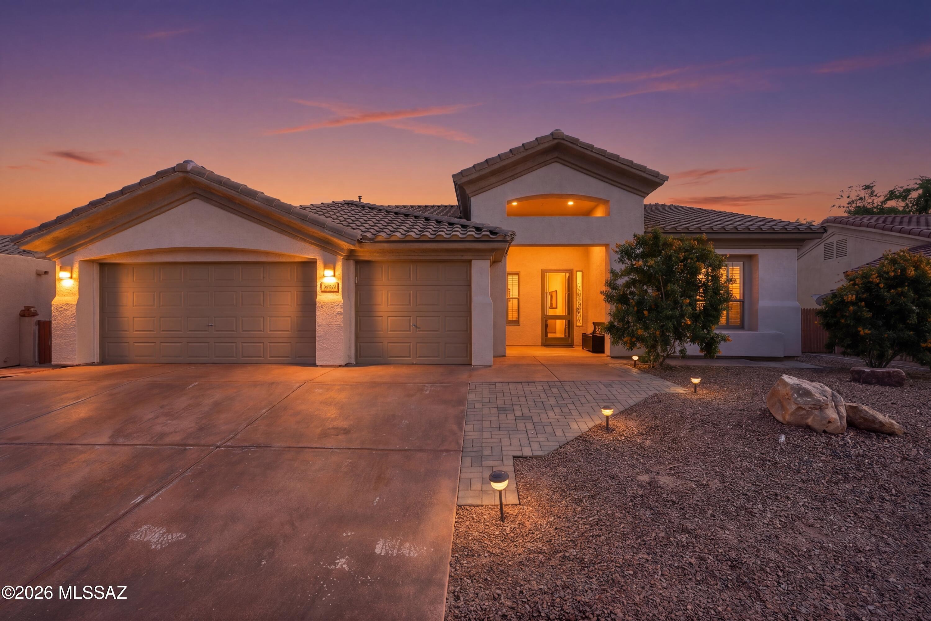 ESTATE SALE!  COMMUNITY POOL!  SOLAR is 100% OWNED - Electric Bill is only $25 a month. Improvements include a BRAND NEW TILE ROOF (April 2026), HVAC under warranty til 2028, water heater, updated windows, new irrigation system, & a mini-split unit in primary. Community POOLS. Single-story home offers an exceptional blend of comfort, space, and privacy. Situated on nearly a ¼-acre lot, the property provides a rare opportunity for expansive outdoor living with added separation from neighboring homes.The seller has made significant investments in the home's major components, offering peace of mind to the next owner.  ONE OWNER HOME!