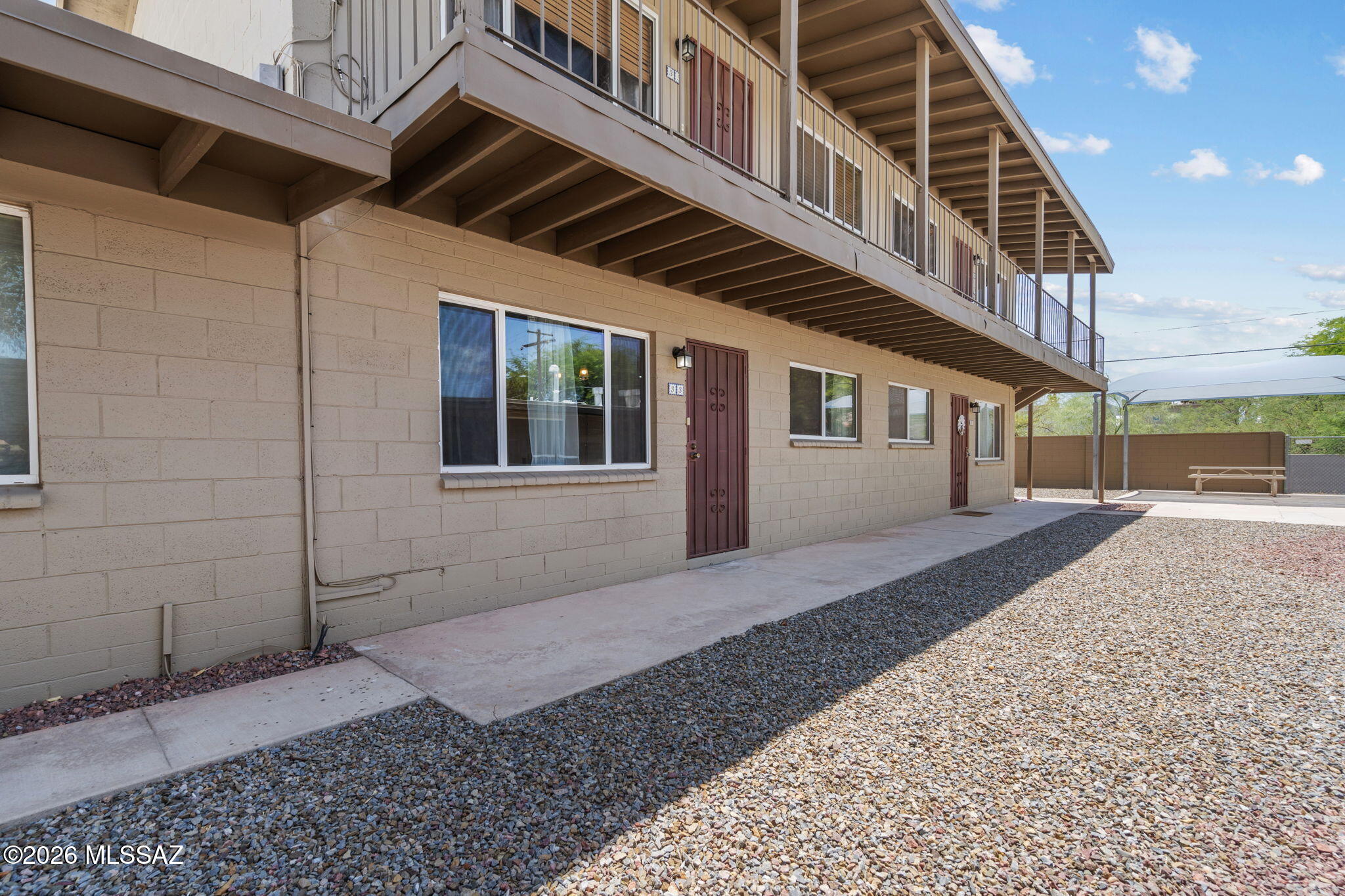 Enjoy the ease of ground-level living in this beautifully maintained Tucson condo, where comfort and convenience come together. Bright, inviting living spaces and a functional open layout create a warm atmosphere that's perfect for everyday living or entertaining. The well-appointed kitchen flows seamlessly into the dining and living areas, while the private covered patio offers a peaceful spot to enjoy your morning coffee or unwind at the end of the day. With a low-maintenance lifestyle, easy access, and a prime central Tucson location near shopping, dining, parks, and medical facilities, this charming home is ready for you to move in and enjoy.