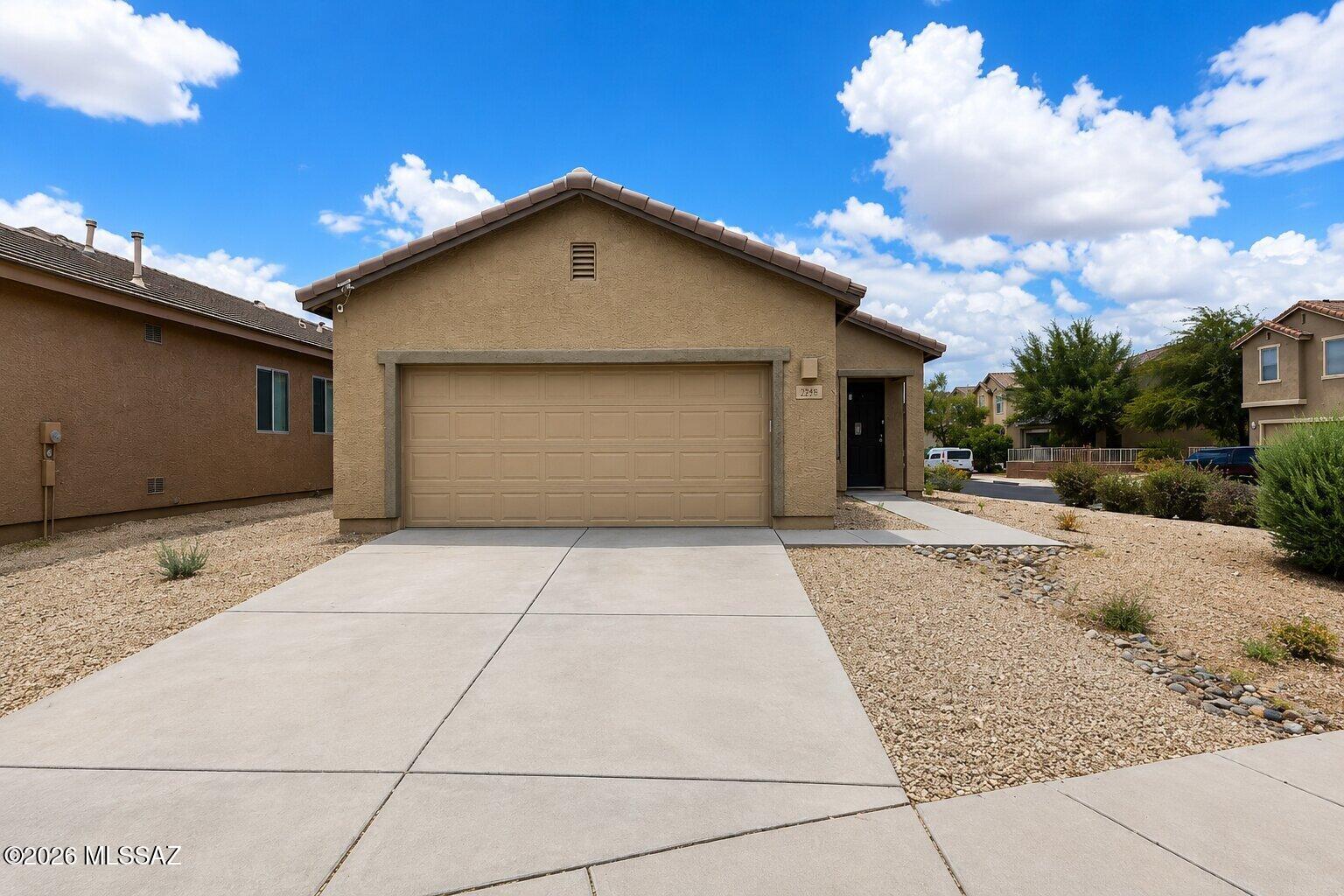 Welcome to 903 E Autumn Harvest Pl, a beautifully positioned corner lot home in the Santa Cruz Meadows community of Rancho Sahuarita. This 3 bedroom, 2 bath home offers an open, easy flow throughout with comfortable living space from front to back. 

Enjoy stunning Arizona mountain views and the added privacy and curb appeal that only a corner lot delivers. Located just minutes from shopping, dining, and I-19. Move in ready and waiting for you to call it home.