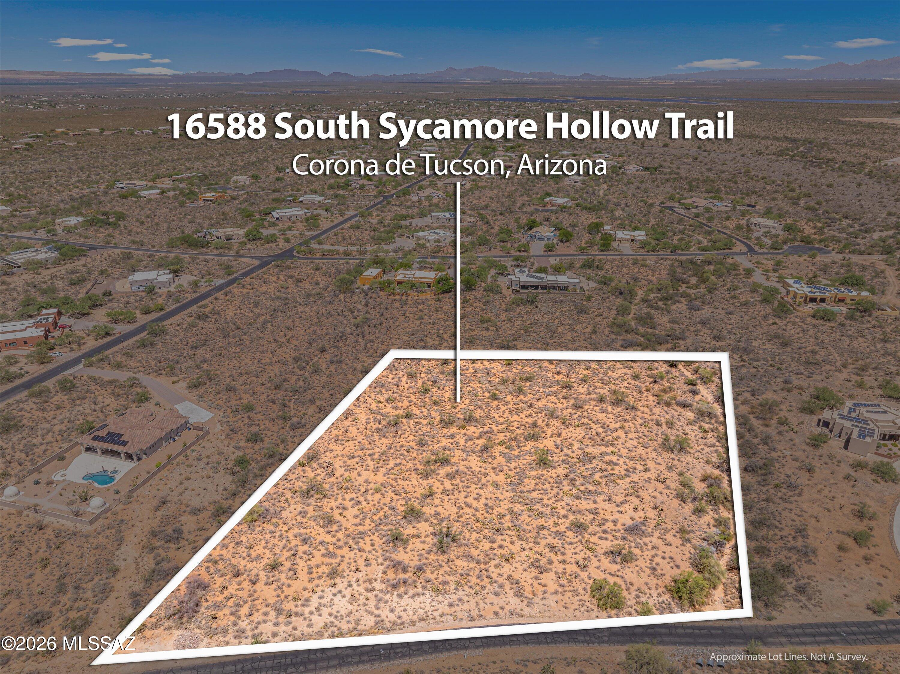 Welcome to exclusive gated Sycamore Springs! 4.17 acre lot that is ready for your custom home.  Bring your plans, dreams, builder and build exactly what you want.  Beautiful views of the mountains and sunrise and sunsets. Lots of privacy but still in a great neighborhood of custom homes. City water, power and natural gas at the street.  Paved street in front of home. This is a hard to find type opportunity. Come build your custom dream home!