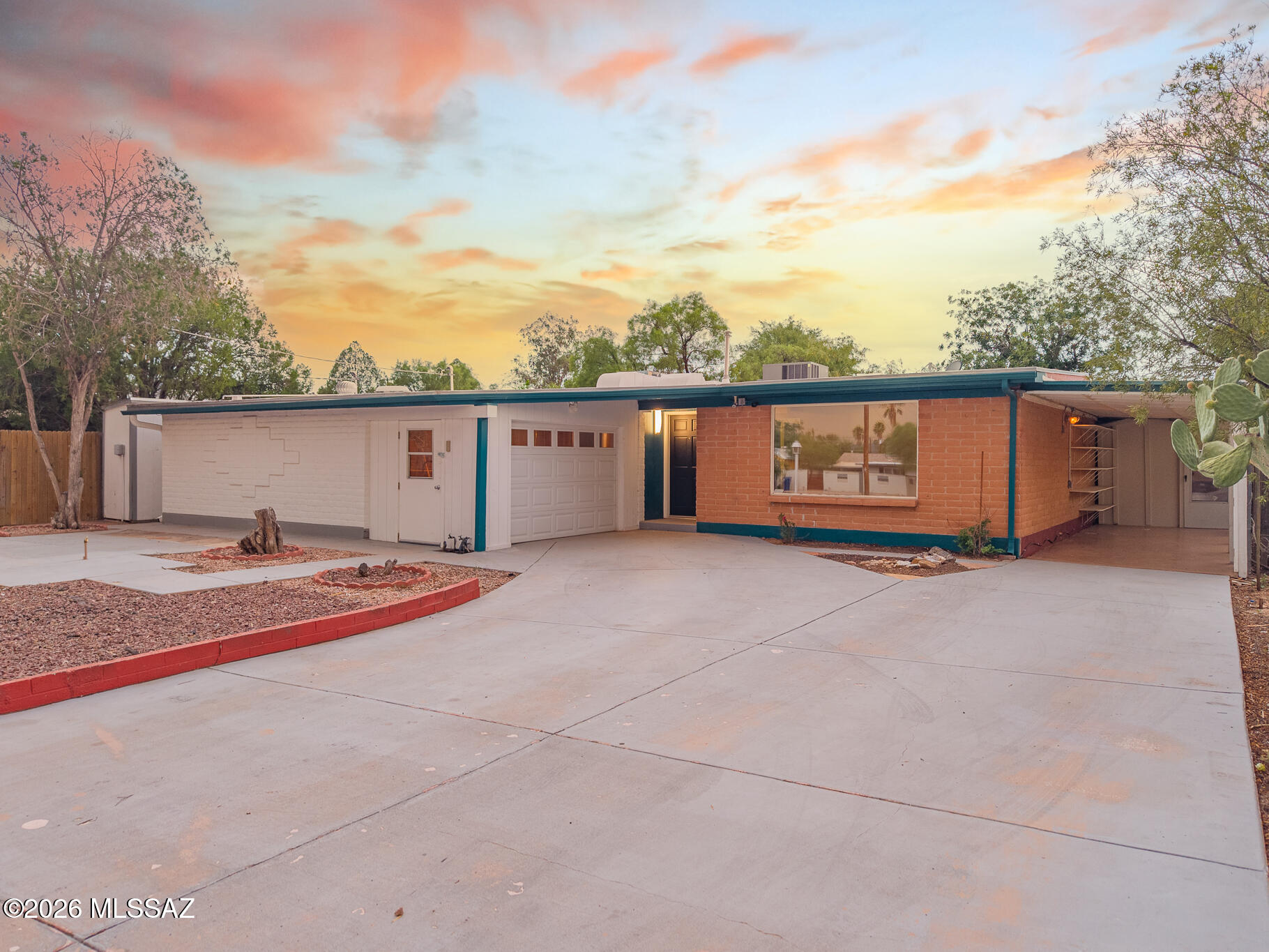 Beautifully updated 4 bed, 2 bath home with fresh paint, new carpet, updated lighting, reverse osmosis system, dual pane windows, instant hot water heater, water softener and an upgraded kitchen. Major improvements include a brand-new AC installed 07/08/2026 and has a 2 year warranty. The home also features a garage, which is a rare find for this neighborhood plus a 240 sq ft versatile bonus room ideal for an office, playroom, or extra living space. The spacious backyard offers a true oasis with a large pond and fountain, raised flower beds, a ramada, and high privacy fencing. A true gardener's paradise!! Move-in ready with modern updates and standout outdoor living!