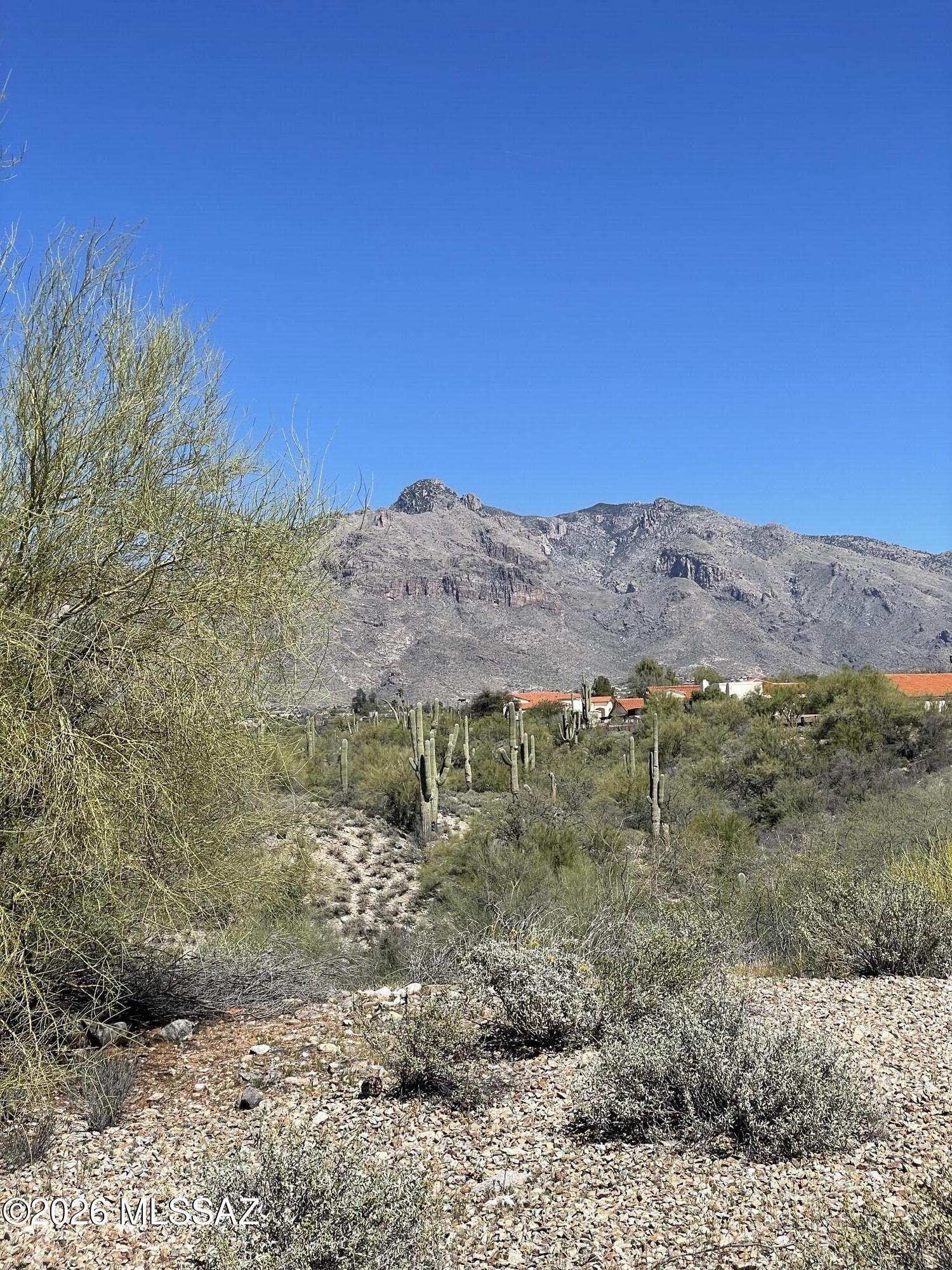 Location, location in Rancho Arboleda! Expanded floor plan with a spacious primary suite. The north-facing backyard overlooks a wash with big mountain views. Extra privacy at the end of a cul-de-sac. Move-in ready with washer, dryer, fridge, water softener, and Murphy bed included. Community pool nearby.