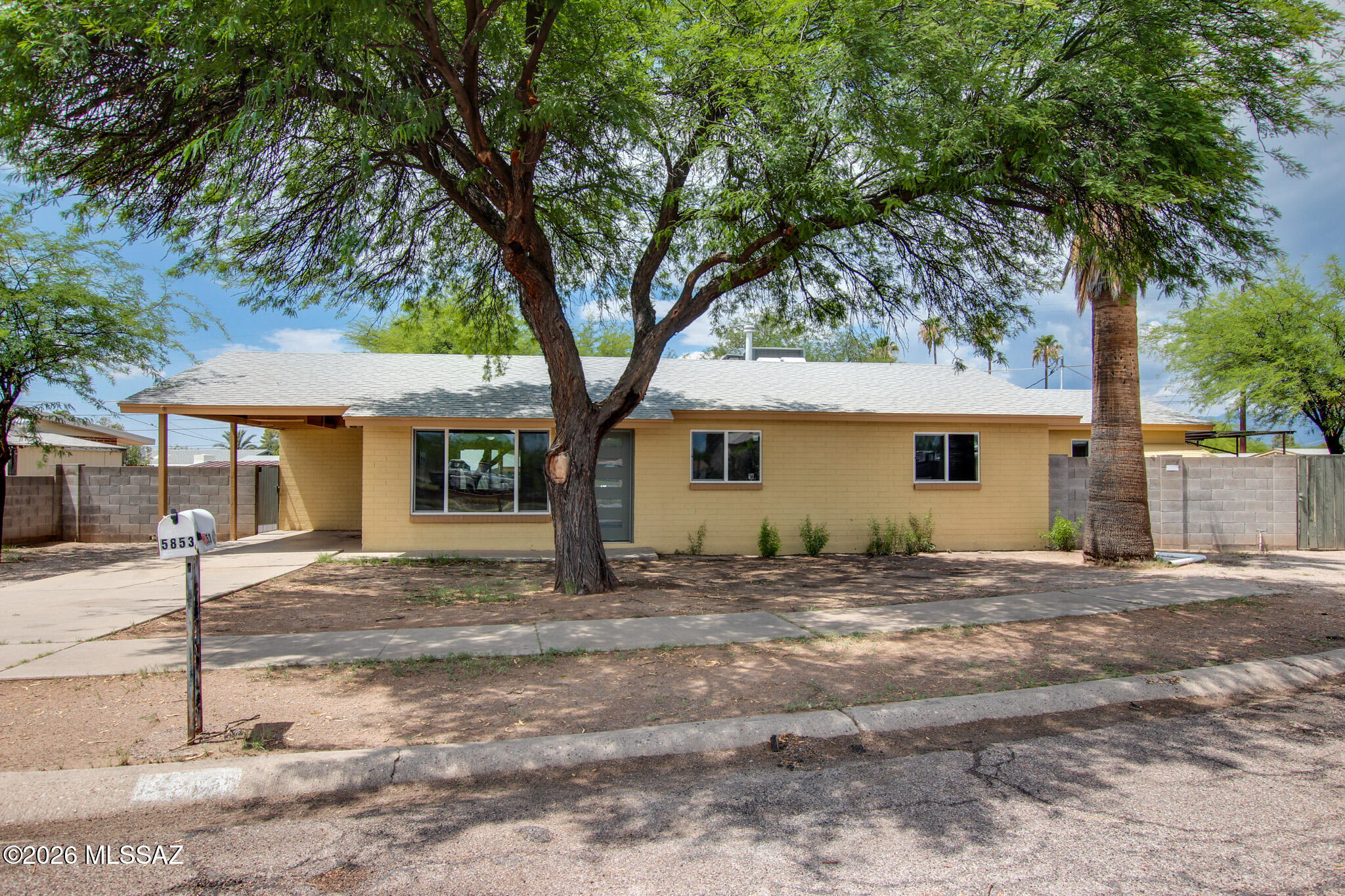 Welcome to this stunning 4-bedroom, 2-bathroom home that has been thoughtfully remodeled from top to bottom. Located in the heart of Central Tucson, this move-in-ready property combines modern finishes with everyday functionality.
The spacious kitchen features new stainless steel appliances, gorgeous new countertops, and updated cabinetry, making it perfect for cooking and entertaining. Both bathrooms have also been beautifully updated with new countertops and contemporary finishes, creating a fresh, modern feel throughout the home.Situated on a large corner lot, the property offers ample outdoor space and covered parking with room for a small RV, additional vehicle, or extra storage. The generous lot provides endless possibilities for gardening, outdoor entertaining, or future customization.Conveniently located near shopping, dining, schools, parks, and major transportation routes, this home offers the perfect combination of comfort, style, and convenience.