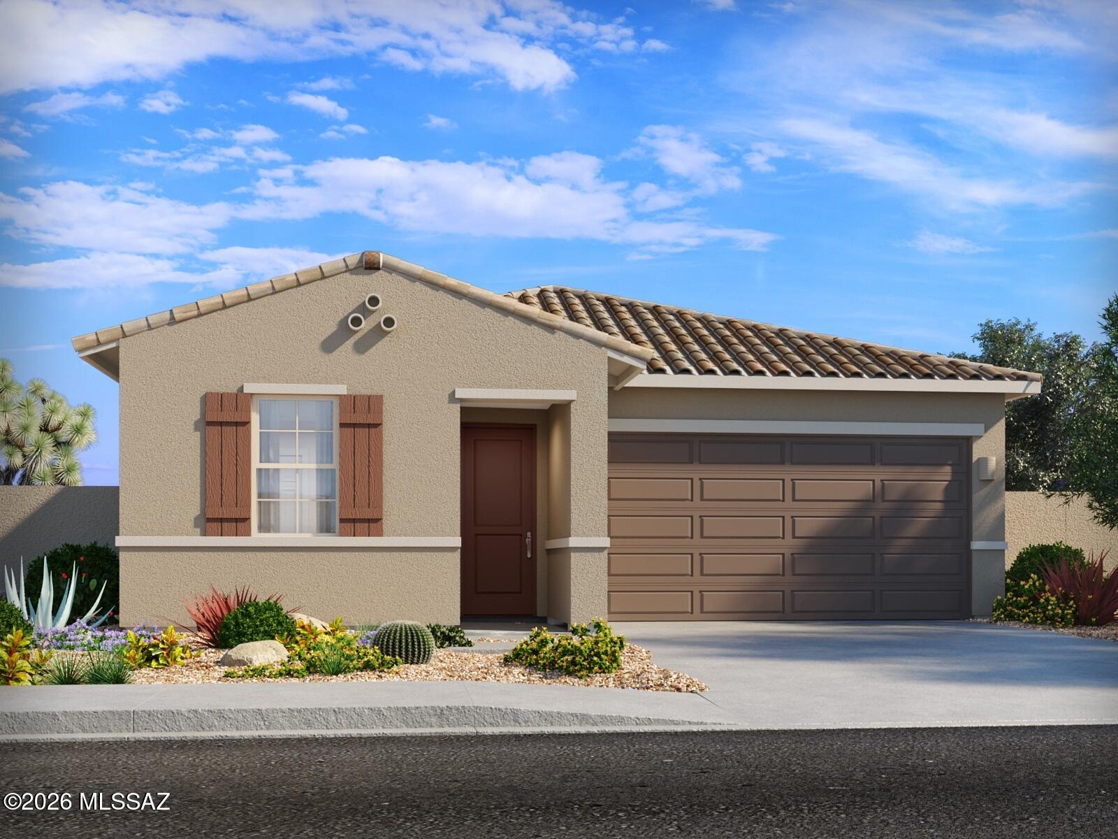 Brand new, energy-efficient home available by Jul 2026!  The teen room makes the perfect additional living area for homework, TV or gaming.  Enjoy dual sinks and a walk-in closet in the primary suite.  Entrada del Toro is now selling in Sahuarita, AZ from the high $300s.  This community features five floorplans and provides amenities including a splash pad, pools, walking and biking trails, and a safari park with convenient access to I-19 and major employment centers.  Move-in ready with a washer, dryer, fridge, and whole-home blinds; closing in 60 days or less - guaranteed.  We'll reimburse up to $5,000 for delays we cause.  Each of our homes is built with innovative, energy-efficient features designed to help you enjoy more savings, better health, real comfort and peace of mind.