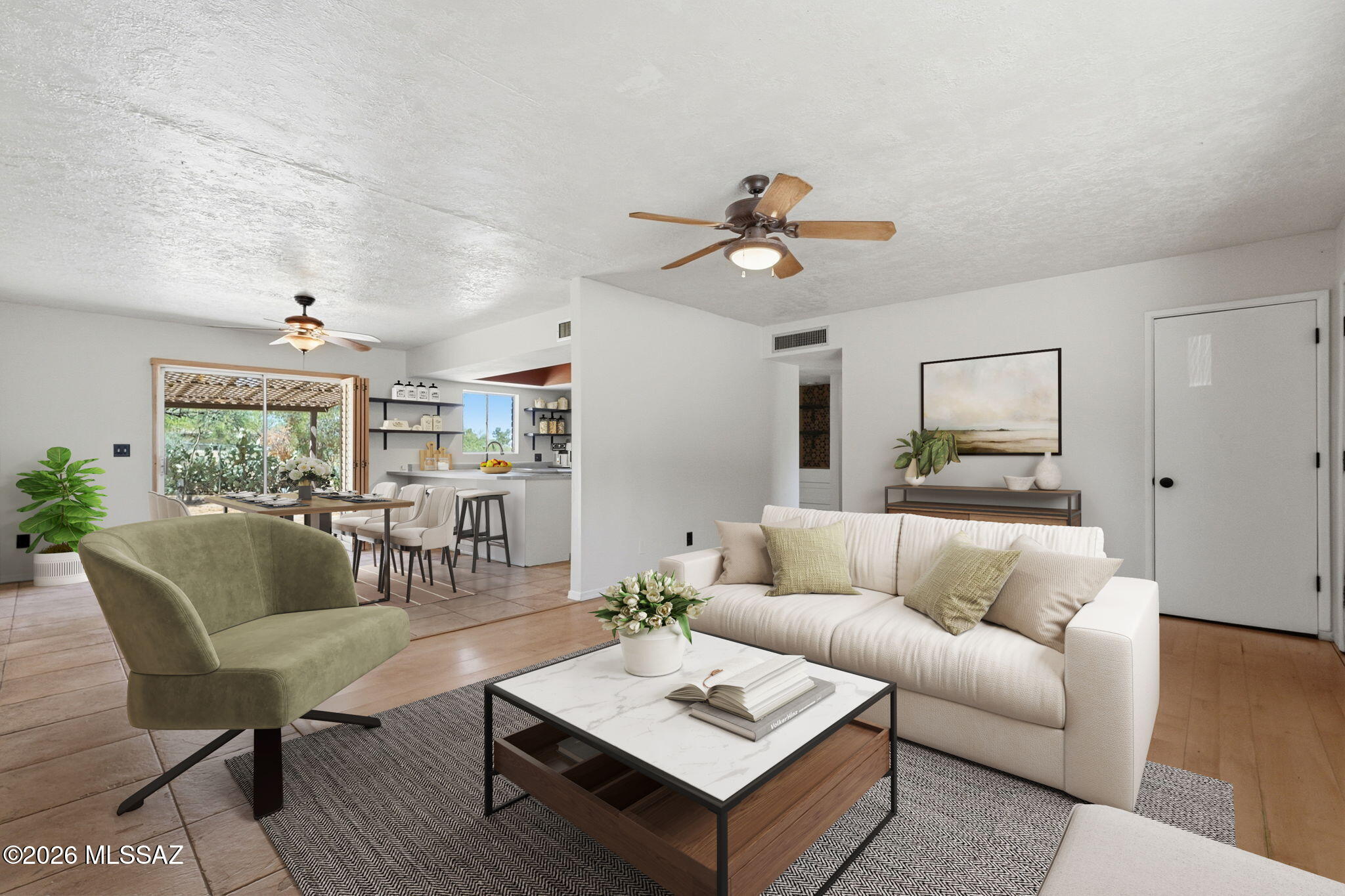 Motivated seller! Enjoy the cooler temps in Oracle AZ, just north of Tucson and Oro Valley. This masonry built home is 1,363 sqft. 3 beds and 2 baths, on a quarter of an acre (.26) with a fully fenced backyard. No HOA, room for all your vehicles, toys, and projects, double-gate access to the backyard and only neighbors on one side. All mechanicals have been serviced or replaced, New Roof and Evaporative cooler in 2021. Mature landscaping offers privacy and abundant shade for the home. This is a fantastic rental opportunity, or for yourself. Just minutes away from numerous state parks, Coronado National Forest and the Arizona Trail all with exceptional hiking, biking and birding! Call 520-400-0302 to schedule your showing.