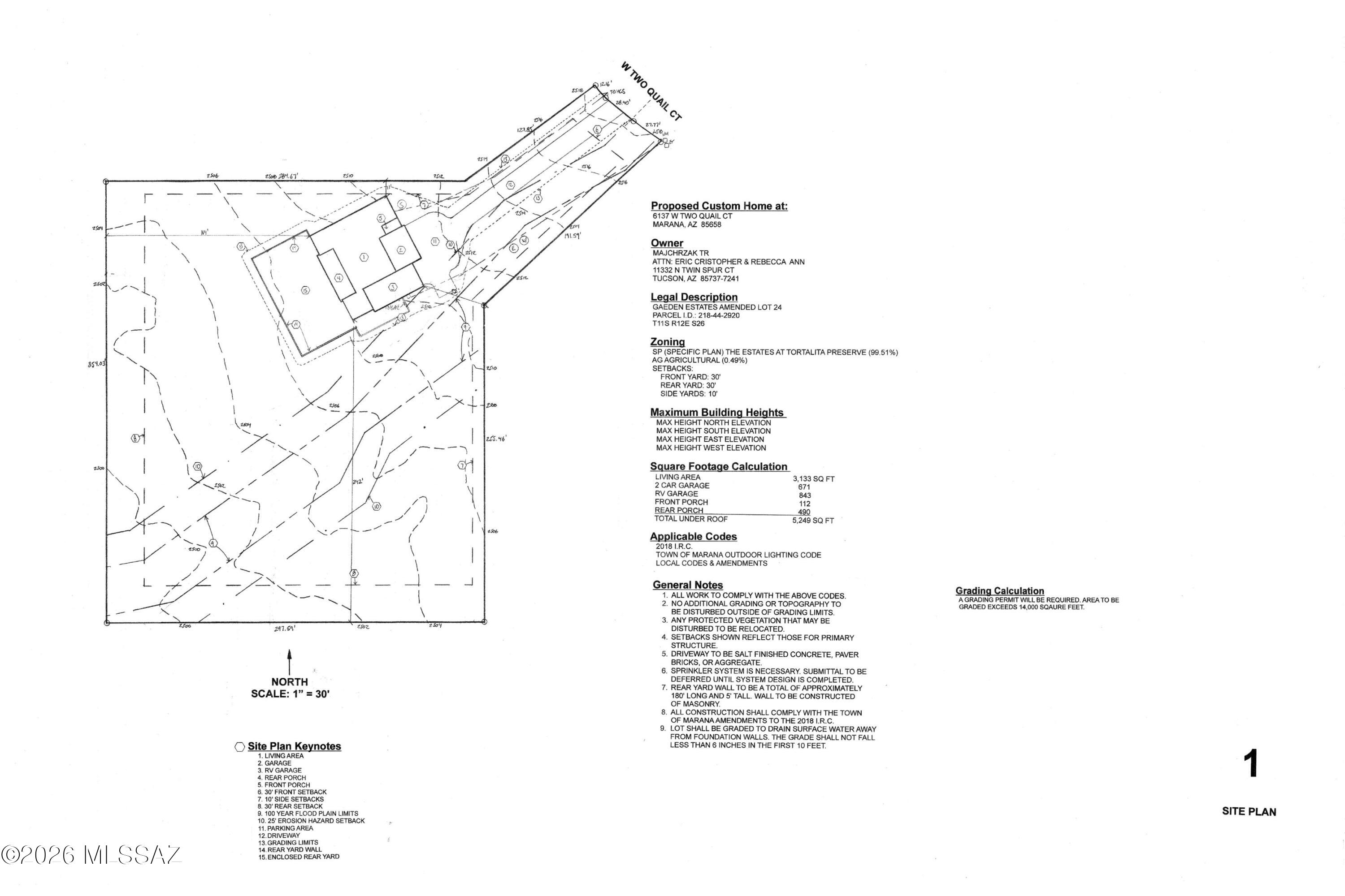 Garden Estates Amended (1-25) - Land