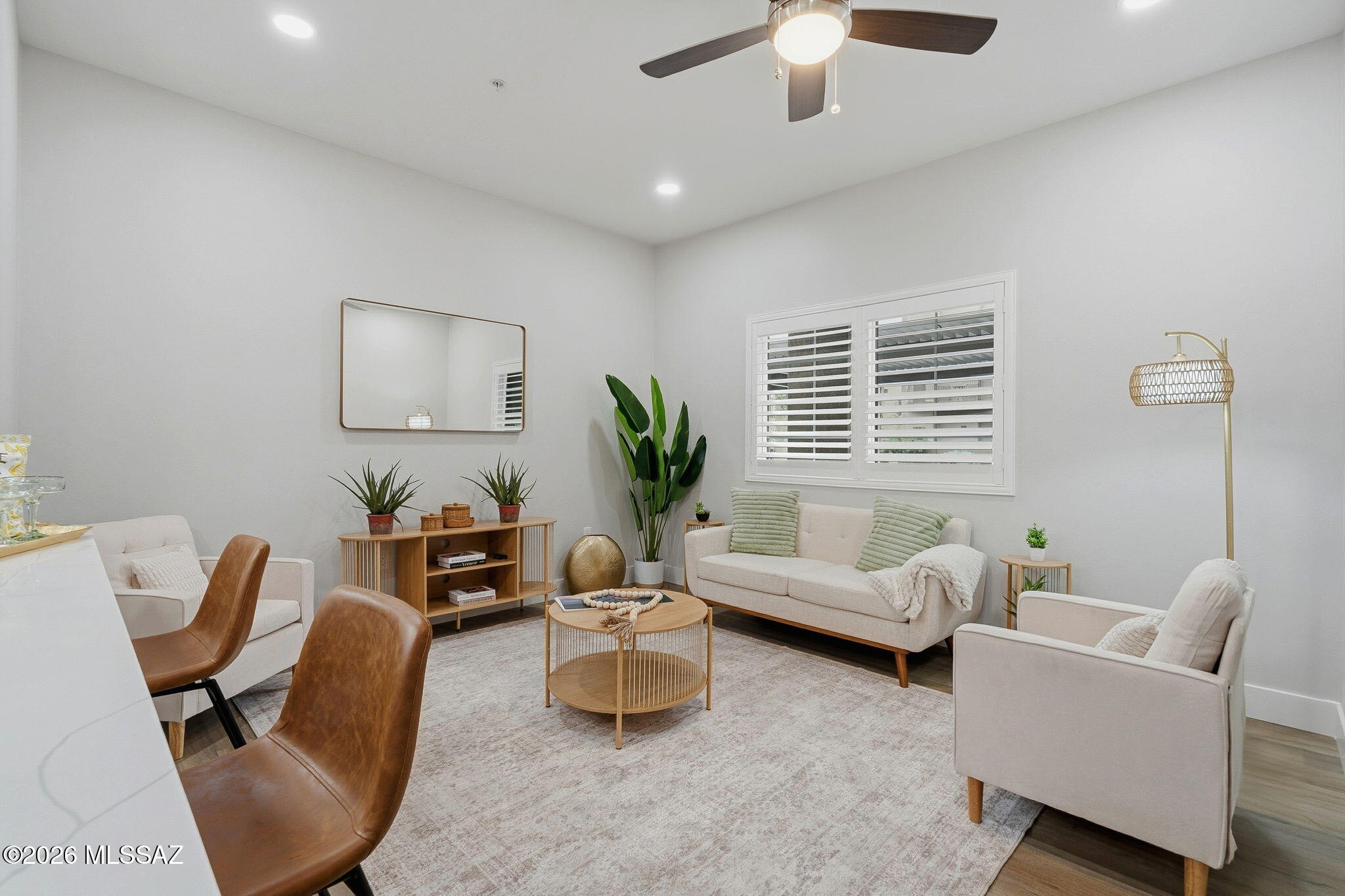 Only New Construction Condos in Tucson! RATES STARTING AS LOW AS 4.99% FIXED FOR 30 YEARS with Special Builder-Buydown Financing! These special financing rates only apply to these new construction condos, does not apply to resales! Save THOUSANDS on interest charges. Why rent for more, when you can own at these special reduced rates. MOVE-IN READY UNITS AVAILABLE! This brand-new luxury 1-Bedroom + Den, 1-Bath condo is now available at an unbeatable value. Located on the ground floor of Placita Escondida, this thoughtfully designed residence features high-end finishes: quartz countertops, soft-close cabinetry, a spacious walk-in closet, & more! Located in the heart of Tucson's most sought-after main & main location, River & Campbell, w/ direct Riverwalk access!