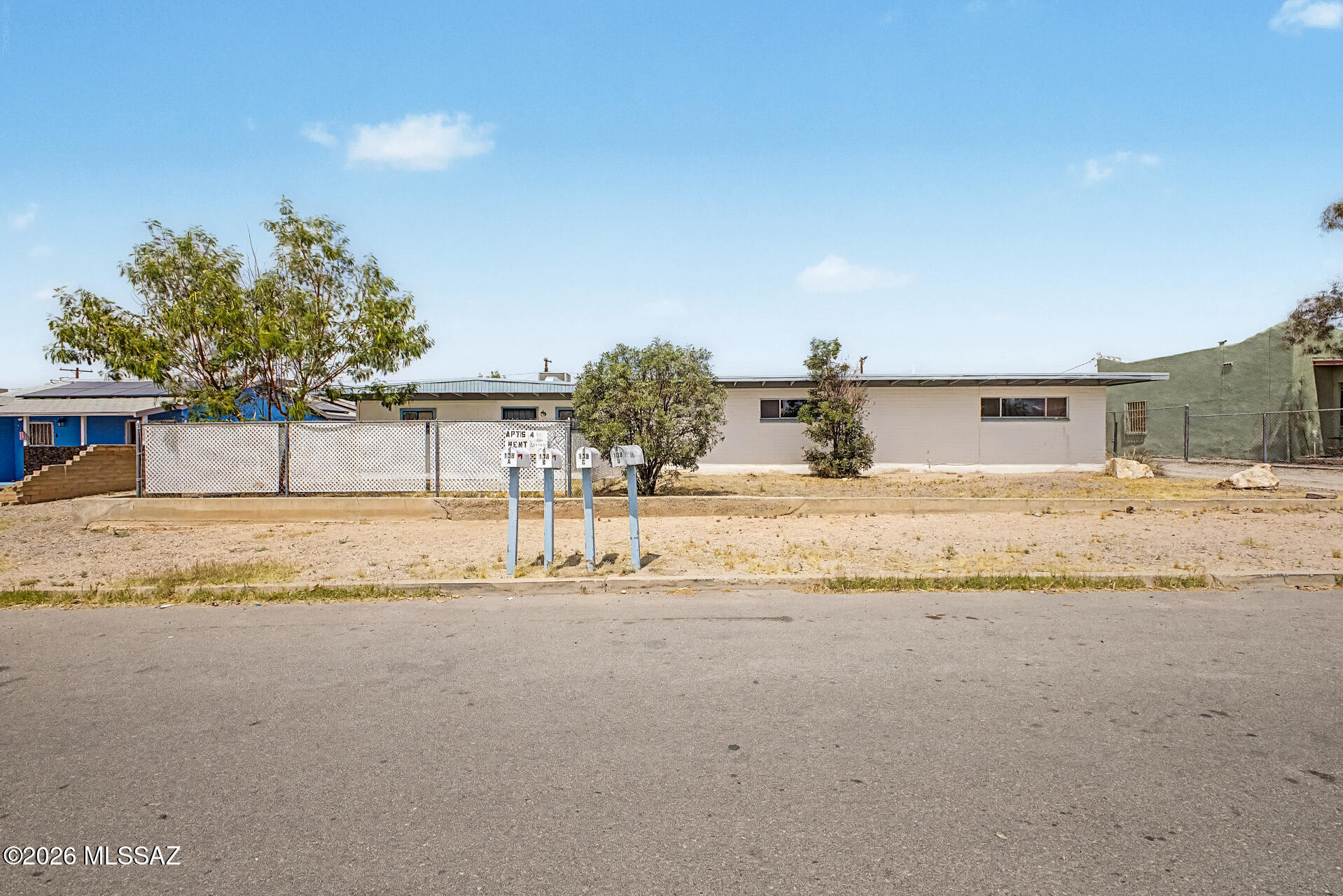 Don't miss this fantastic investment opportunity! Charming quadruplex with two 2-bedroom, 1-bathroom units, one 2-bedroom, 2-bathroom, and one 3-bedroom, 1-bathroom. Great location close to restaurants, shopping, parks, and more! All units feature tile flooring with carpeting underfoot in select areas, bright living areas perfect for entertaining and comfortable everyday living, a kitchen with spacious counters and built-in appliances, private patios, and parking spaces. What are you waiting for? Hurry up and check it out!