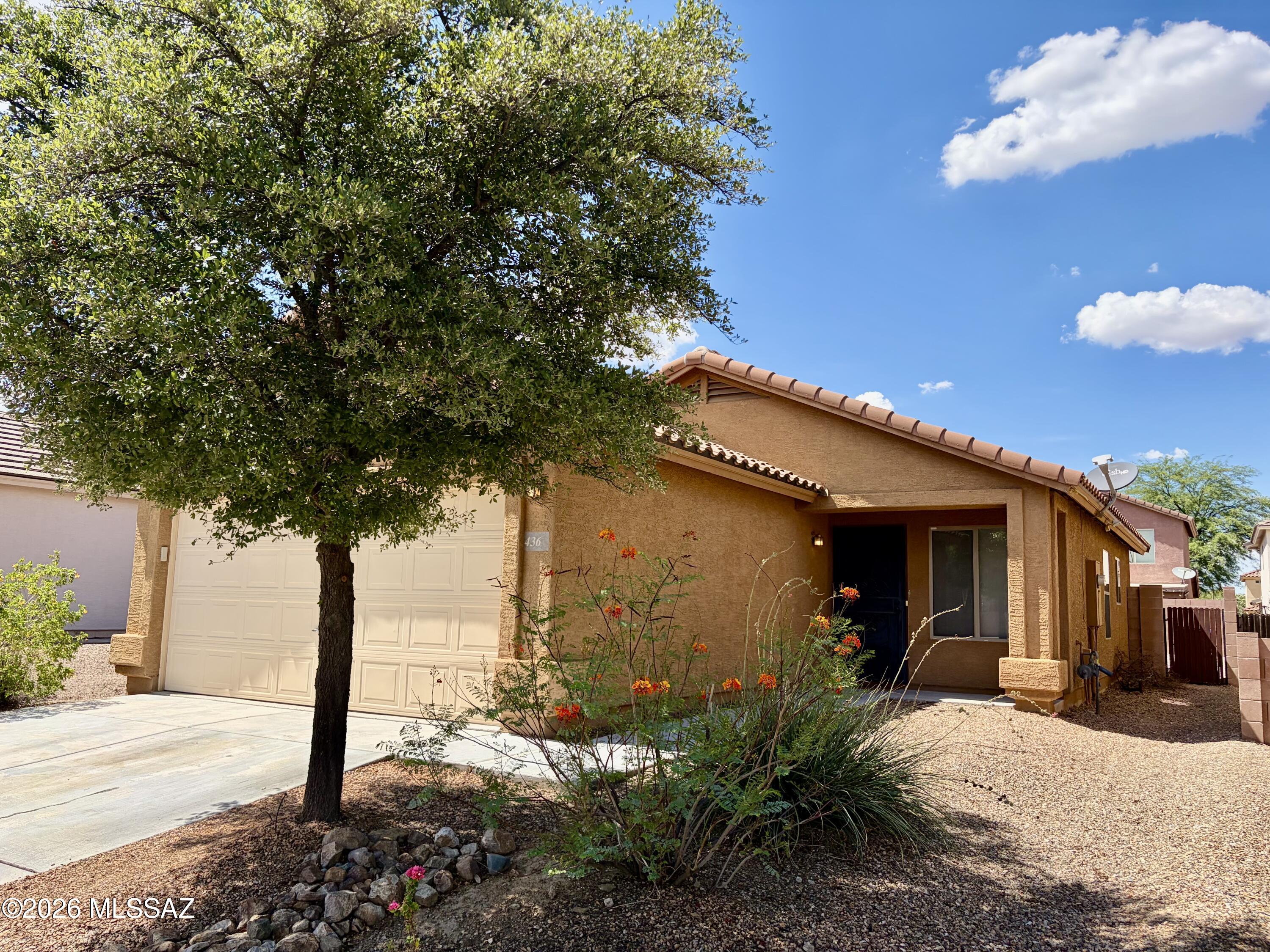 Beautifully updated single-story home in the highly desirable Los Arroyos community! This move-in-ready home features brand-new flooring throughout, fresh interior paint, new baseboards and hardware, stylish lighting, and new blinds. The inviting living room is highlighted by a stunning accent wall, adding warmth and character to the space.

The functional floor plan offers a comfortable layout, including an eat-in kitchen where the home chef can stay connected with family and guests, with all appliances included. A sliding glass door leads to the spacious, fenced backyard, creating seamless indoor-outdoor living and providing plenty of room to relax or dine on the extended covered patio. Retreat to the primary suite featuring a private ensuite bathroom, offering the perfect place to unwind after a long day. Conveniently located near local shopping, dining, parks, and entertainment, this beautifully updated home is nestled in a community known for its affordable HOA fees, providing added value and lower monthly costs compared to many neighboring communities.

Don't miss your opportunity to own this move-in-ready gem--Come see it today!
