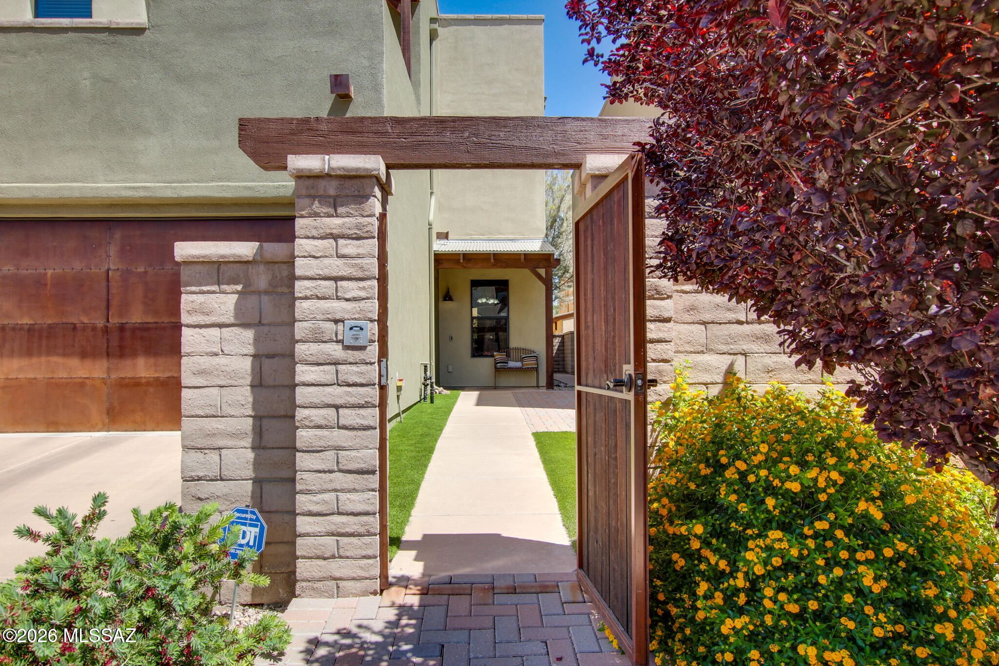 This updated 1,972 sq. ft. two-story home boasts fresh exterior paint, new front artificial turf, and new carpet. Featuring three bedrooms, 2.5 baths, covered front and back patios, plus a covered upper balcony. Stainless steel appliances convey! Located in a gated community with direct access to the River Walk and Loop, near restaurants. The HOA covers pool, spa, playground, and common area maintenance. Come see your next home!