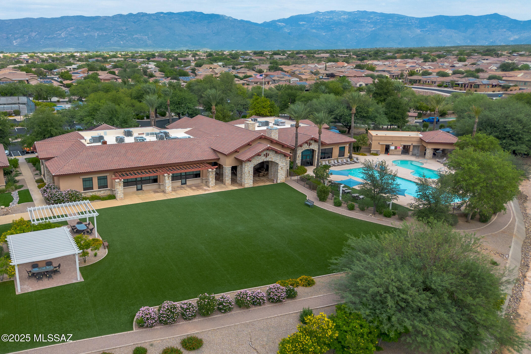 Enjoy affordable, low-maintenance living in the gated 55+ community of Del Webb at Rancho Del Lago. Priced to sell, this meticulously maintained home is move-in ready and designed for easy everyday living. Large windows fill the interior with natural light, while the private courtyard patio offers the perfect place to enjoy your morning coffee or unwind in the evening with minimal upkeep. Inside, you'll find a spacious walk-in closet, walk-in shower with bench seating, water softener, and an attached 2-car garage with extra storage space. Beyond your front door, enjoy an active lifestyle with a vibrant clubhouse, fitness center, pool and spa, pickleball, tennis, crafting, book clubs, social clubs, events, and endless opportunities to stay active, meet neighbors.