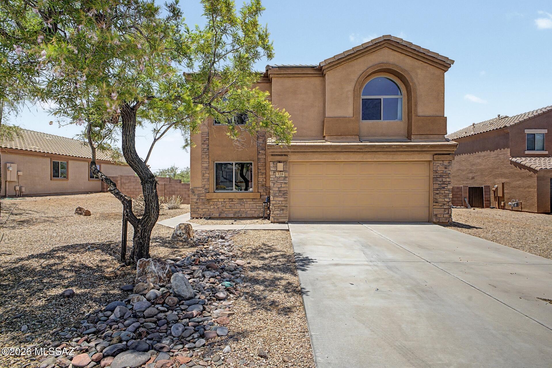 Beautifully designed spacious home featuring an open-concept floor plan that perfectly blends comfort and functionality. With 3 generously sized bedrooms, 2 full bathrooms, a half bath downstairs, a versatile den, and an expansive loft area, this home offers plenty of space for living, working, and entertaining. Large private backyard and with professional landscaping with incredible views.
