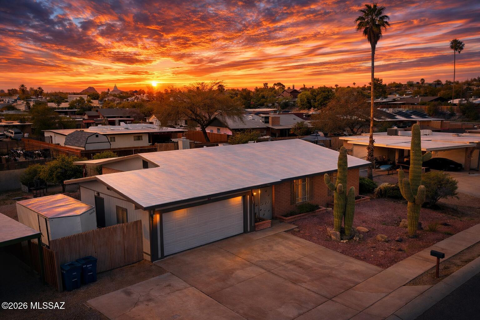 Experience comfortable living in this well-located home in Tucson, set within a quiet, established neighborhood. The interior offers a practical layout with welcoming living spaces that flow easily for both daily routines and entertaining. Situated on a generously sized lot, there's plenty of room to design your own outdoor oasis, from relaxing patios to garden space. Mature surroundings add character and a sense of privacy, while nearby shopping, dining, and schools provide everyday convenience. Whether you're searching for a place to call home or a smart investment, this property offers flexibility, location, and opportunity.