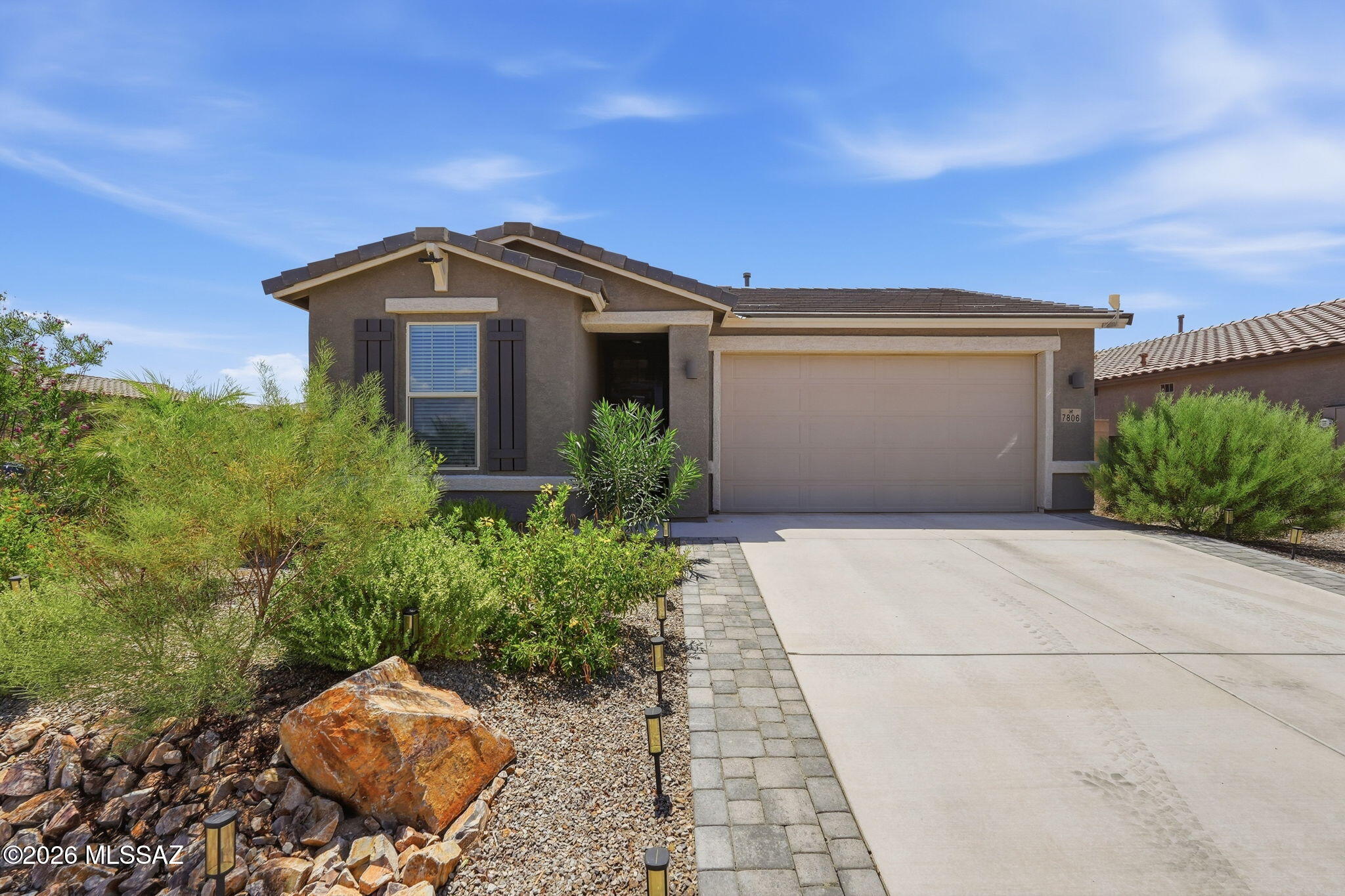 Better than new! Built in 2024, this beautifully upgraded 4-bedroom, 2-bath home offers 1,813 sq. ft. of thoughtfully designed living space with all the extras already completed for you.
Step inside to find 9-foot ceilings, tall interior doors, and an open, bright floor plan that creates a spacious and inviting atmosphere. The home features an extended garage for added storage or workspace, a customized primary bathroom, water softener, and reverse osmosis system.
One of the secondary bedrooms includes a Murphy bed, which conveys with the home, making it perfect for hosting guests or creating a flexible home office.
Enjoy a finished backyard with landscaping, trees, and an automatic drip irrigation system, providing a beautiful, low-maintenance outdoor space to relax and entertain.