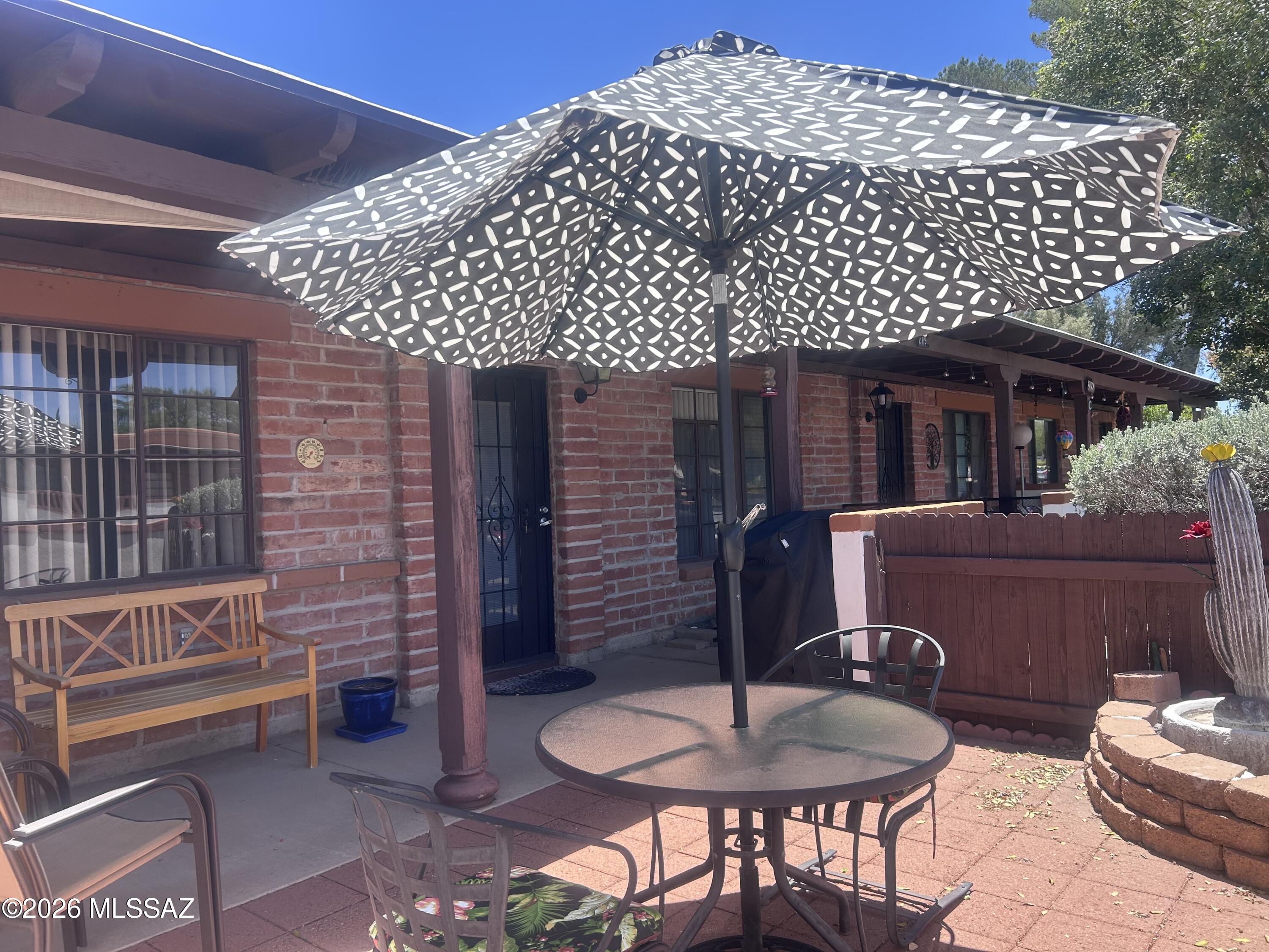 Great price, great location!   Near pool and just blocks to shopping and restaurants!   New ceramic tile throughout, new electrical sub panel, newer HVAC, furnished and equipped for your comfort and easy living.  Parking is right in front of the unit!