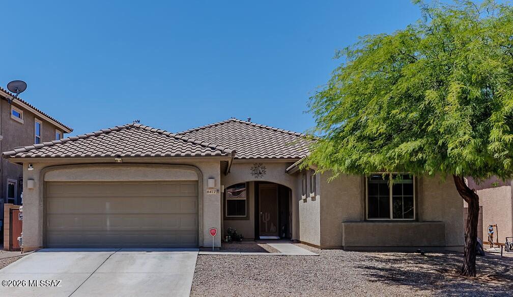 Rare opportunity in the growing Star Valley community! This highly sought-after 2300sq ft Lennar Next Gen single-story home offers a flexible floor plan with 4 bedrooms, 2 baths, two primary suites, and a separate private entrance. Enjoy lower utility costs with owned solar and peace of mind with two brand-new HVAC units (2026). Thoughtful upgrades include an owned water softener, pull-out kitchen cabinets, walk-in closets, custom interior paint, and wrought iron security doors throughout. The meticulously maintained property also features a newly landscaped backyard and a Tuff Shed for extra storage. Conveniently located just minutes from shopping, dining, and entertainment, this move-in-ready home is a must-see!