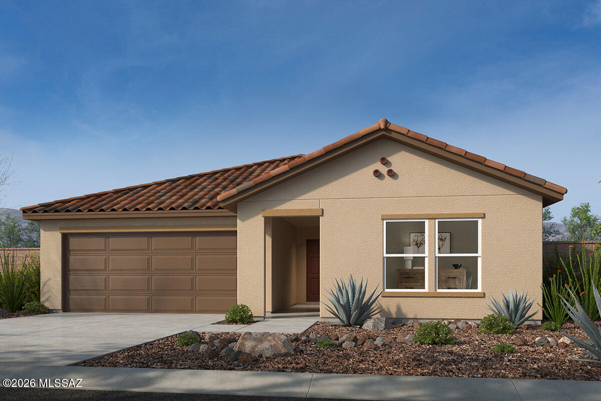 This 4-bedroom single-story home features 9-foot ceilings, formal dining/living room, and ceramic tile flooring throughout. The kitchen showcases granite countertops in 3 color choices, extensive 42'' upper cabinets in 7 color choices, an island, a pantry, and Whirlpool® stainless steel appliances. The primary suite boasts a connected bath with a walk-in closet, dual-vanity and walk-in shower. The covered back patio creates space for outdoor dining and entertaining. This is a floor plan listing. Home is to be built and buyer may choose features and homesites that are not included in this base price. Call today for more information. Base price range does not include lot premiums and/or additional upgrades other than included features. Property taxes are not available to date.