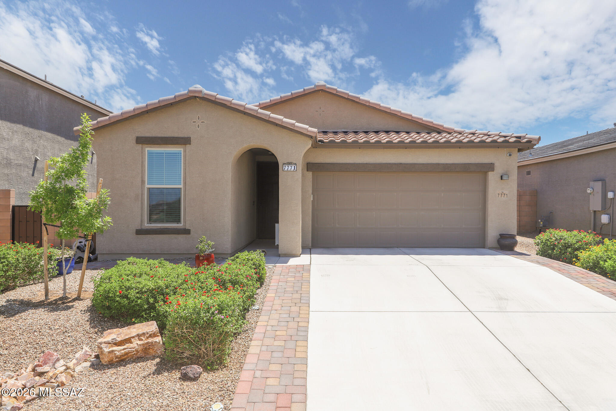 Why wait for new construction when this better-than-new home is ready now! This beautifully maintained 3-bedroom, 3-bathroom home with a den/optional 4th bedroom offers a desirable split floorplan designed for both comfort and flexibility. The second bedroom features its own ensuite bath, making it ideal for multi-generational living, guests, or a private retreat.
The remodeled primary suite and spa-inspired bathroom create a true resort-style feel, offering a relaxing space to unwind at the end of the day. Step outside to enjoy the fully landscaped backyard, perfect for entertaining or simply enjoying Arizona evenings. Additional features include a water softener and thoughtful upgrades throughout. Conveniently located close to shopping, restaurants, and everyday amenities, this home combines modern living with move-in-ready convenience.