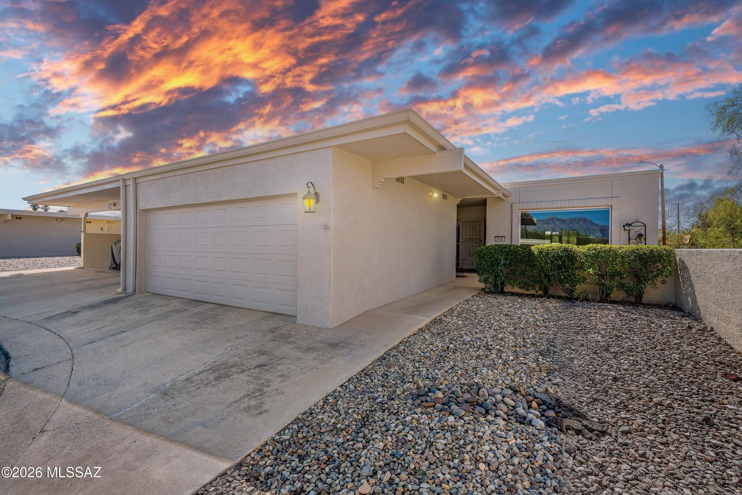 Price Range $299,900-$309,900. Turn-key & ready for you to move in! Come see this meticulously cared for End unit nestled in El Dorado Townhomes. This charming townhome has open space to the West & loads of privacy!  Enjoy gazing at mountain views from your Living room picture window. Listen to the birds chirping from your screened in patio overlooking generously sized yard. Cooking meals is a breeze in the beautifully updated kitchen with Quartz counters & ample storage. Tile throughout, New Windows (22),New Water heater (21) New recessed lighting, Extra large bedrooms, & Updated bathrooms too! Water filtration system. Community pool is just a block away. Directly across the street from Dorado Golf Course and close to all your favorite shopping and restaurants too! A MUST SEE!