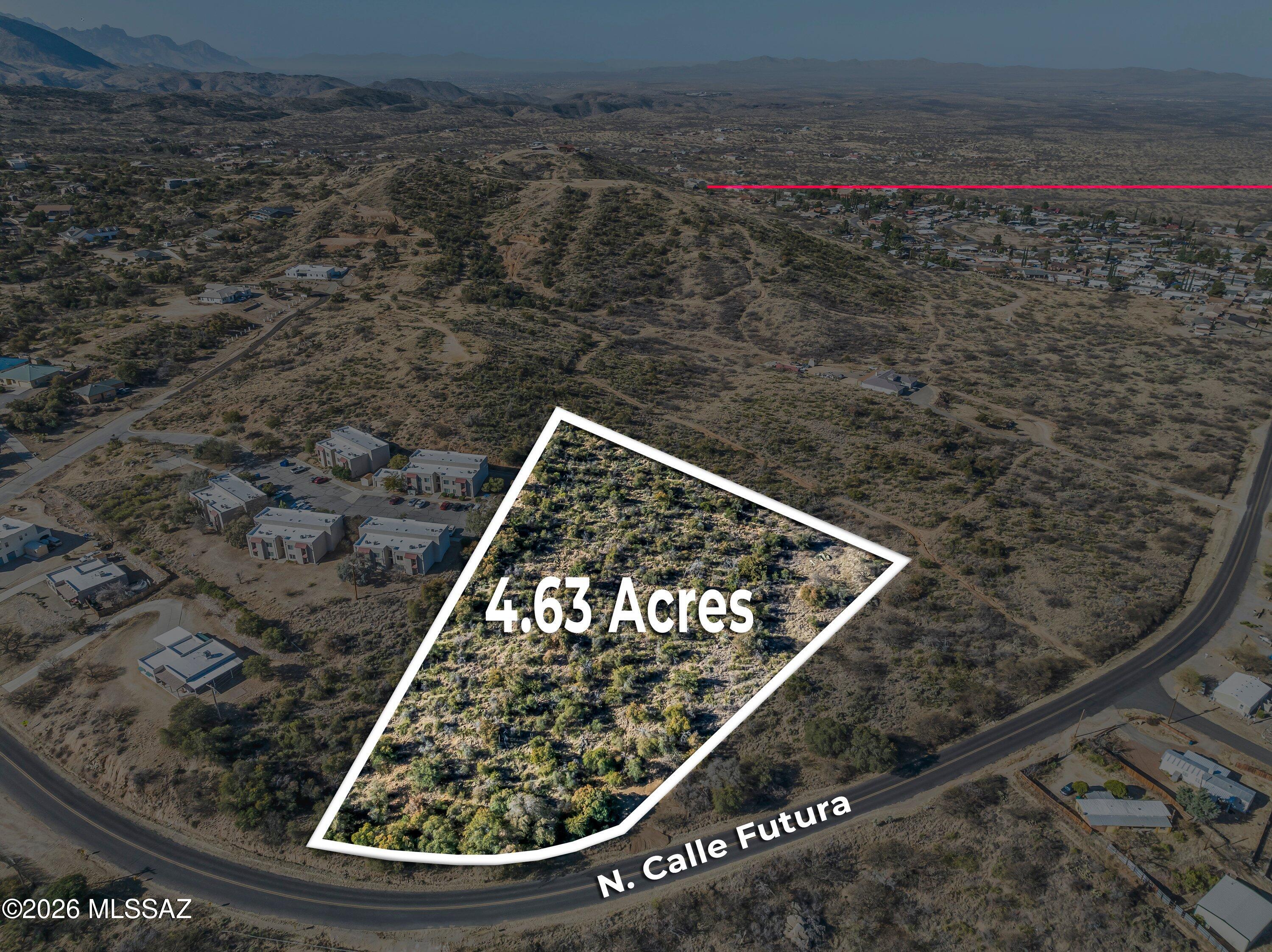 Are you ready to build your dream home on a hilltop lot with amazing views?  This beautiful 4.63 acre lot is at 4500 feet elevation in cooler Oracle, AZ.  This land is located off a paved road.  Pick your spot for amazing sunsets with boulders and mountain views.