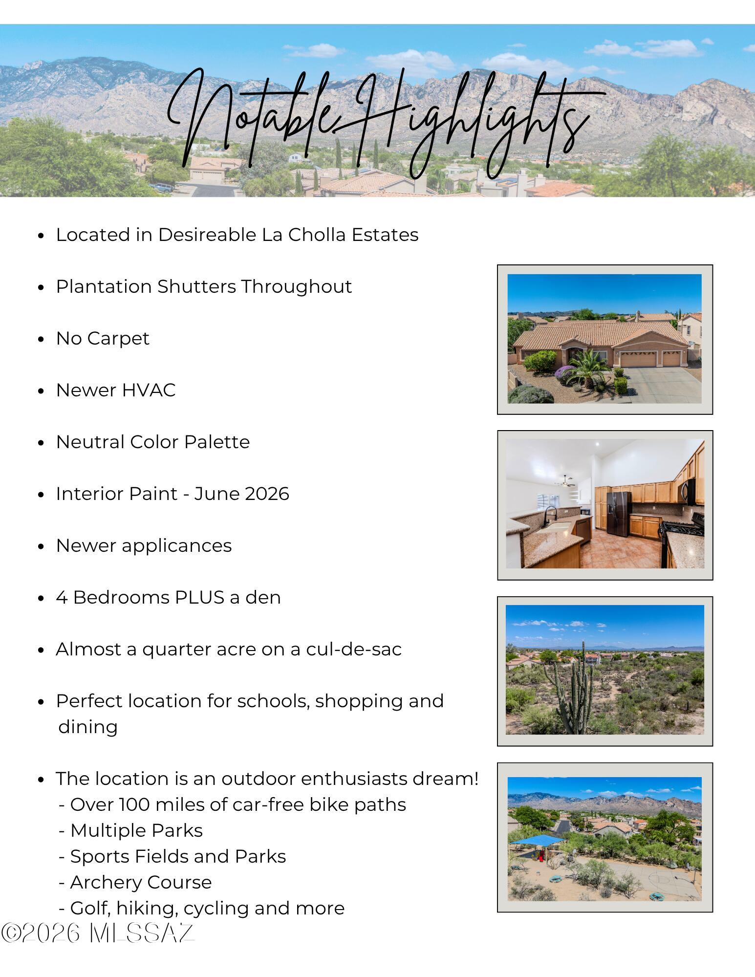 La Cholla Estates (1-94) - Residential