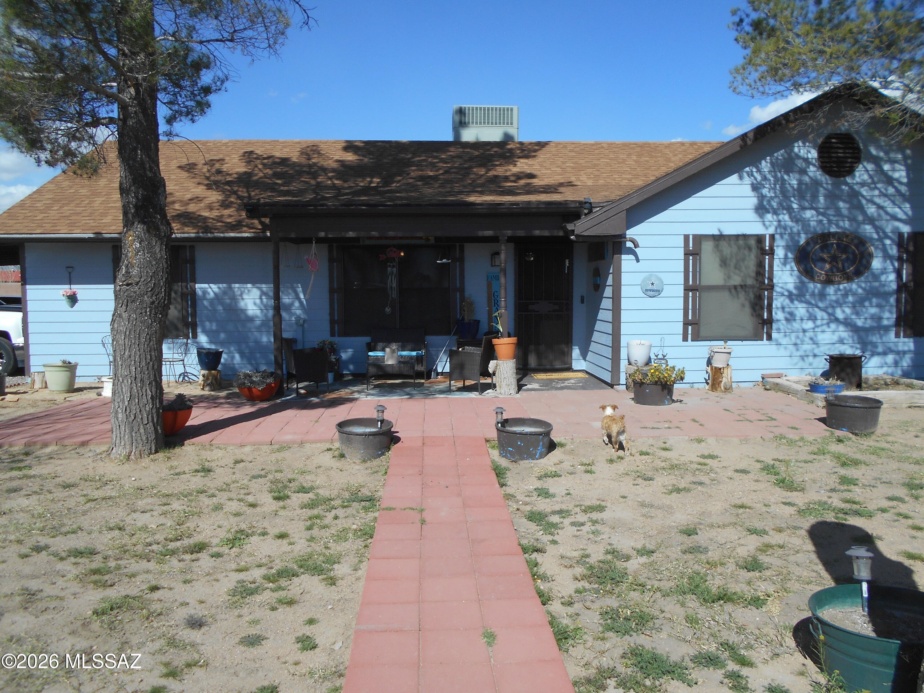 ANOTHER BIG PRICE REDUCTION!!! Beautiful, large home on over 1.5 acres in a great neighborhood, with many lovely design choices, pride of ownership, many large shade trees, and convenient access to paved Taylor Road! Just a short drive to Willcox for all you need! This large home has so much room, including a fantastic, huge game room for entertaining! In the back of the property is a concrete fire pit for pit barbecuing! This is a high quality home with newer, useful outbuildings. One of the higher quality homes on the market in the Willcox area. This wonderful home will not be on the market long! Come take a look, and make it your own!