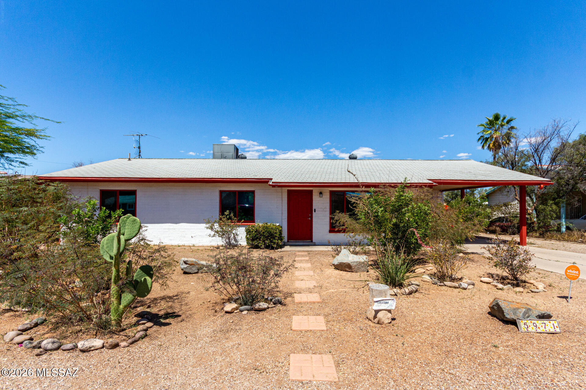 Welcome to this cozy 3-bedroom, 2-bath home offering ceramic tile flooring throughout for easy maintenance, durability, & a clean, cohesive feel. The functional floorplan provides comfortable living spaces w/ natural flow between main areas. The spacious backyard offers plenty of room for outdoor activities, pets, gardening, or future customization, giving you flexibility to create your outdoor retreat. Conveniently located near parks, shopping, dining, & everyday amenities, this home provides excellent accessibility while maintaining a quiet residential feel. Solid opportunity for buyers looking for comfort, value, & functionality. Whether you're a first-time buyer, downsizing, or looking for an investment, this property offers a simple, low-maintenance lifestyle w/ room to make it yours!