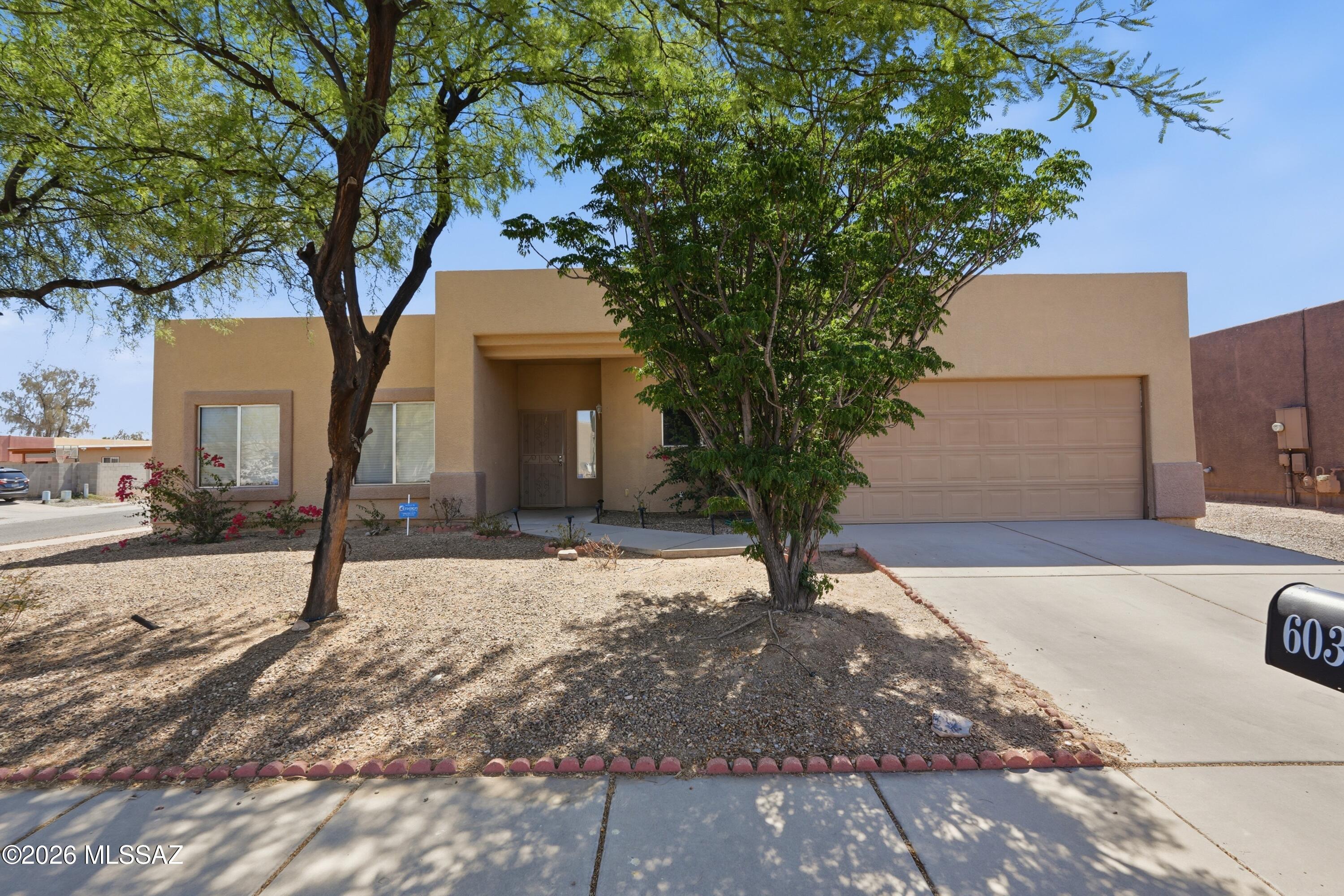Range pricing: Seller to counter or accept offers between $310,000 - $315,000.  Welcome to 6037 Avenida Bodega, Tucson, AZ 85706! Situated on a spacious corner lot, this charming home offers extra privacy, curb appeal, and plenty of outdoor potential. Inside, you'll find a comfortable layout with inviting living spaces, natural light, and room to make it your own. The large lot provides endless possibilities for entertaining, gardening, or simply enjoying the Arizona sunshine. Conveniently located near shopping, dining, schools, and easy freeway access, this property is a fantastic opportunity for homeowners or investors alike. Don't miss your chance to own a home with space, versatility, and a great Tucson location!
