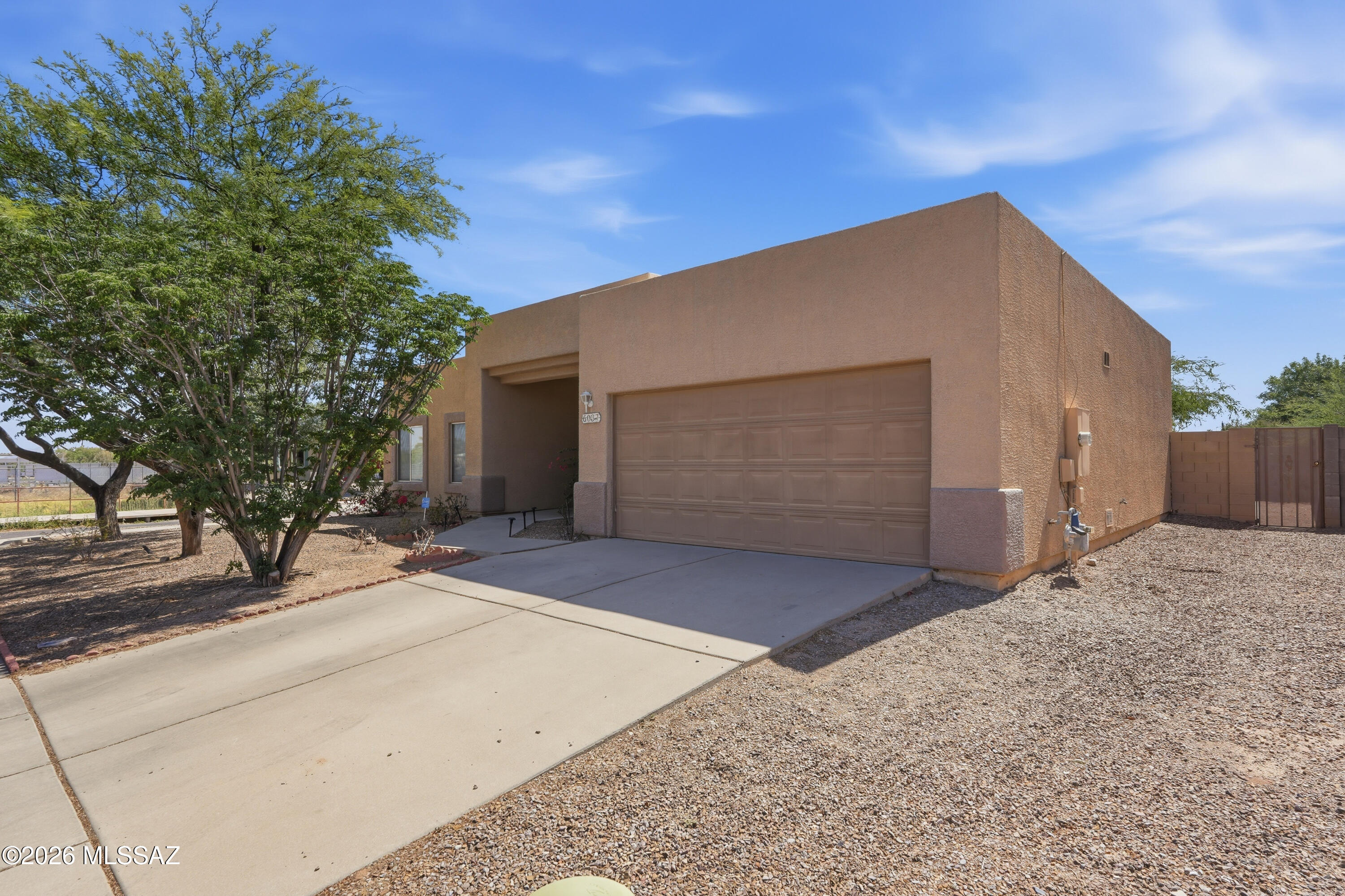Welcome to 6037 Avenida Bodega, Tucson, AZ 85706! Situated on a spacious corner lot, this charming home offers extra privacy, curb appeal, and plenty of outdoor potential. Inside, you'll find a comfortable layout with inviting living spaces, natural light, and room to make it your own. The large lot provides endless possibilities for entertaining, gardening, or simply enjoying the Arizona sunshine. Conveniently located near shopping, dining, schools, and easy freeway access, this property is a fantastic opportunity for homeowners or investors alike. Don't miss your chance to own a home with space, versatility, and a great Tucson location!
