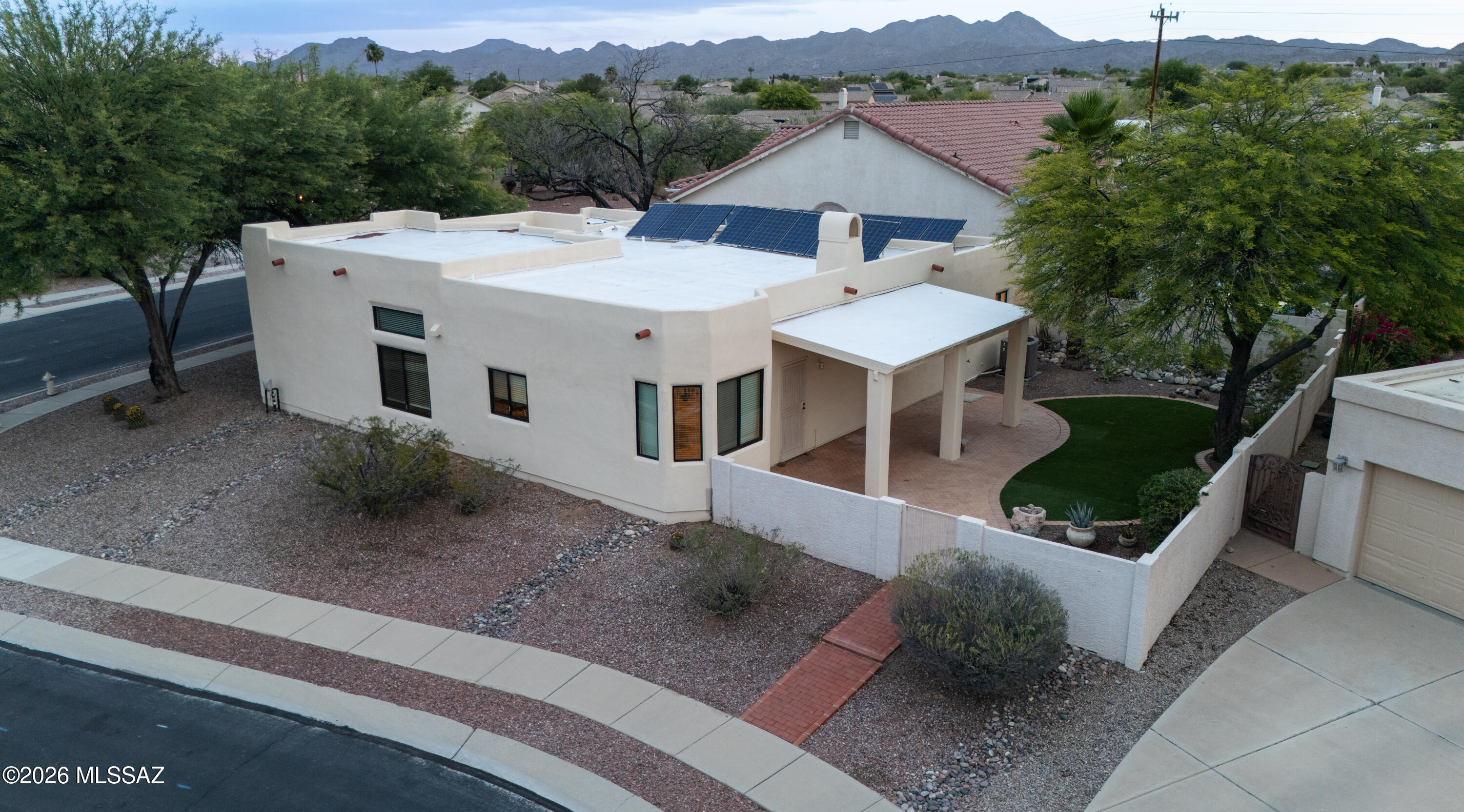 Wake up to Catalina Mountain views and enjoy effortless Arizona living in this impeccably maintained single-story home in Oro Valley's sought-after Vistoso Community.  

This home is beautifully maintained and offers 3  bedrooms, 2 bathrooms, plus a dedicated office--perfect for working from home, hobbies, or additional guest space (has a closet).

With approximately 1,900 square feet of thoughtfully designed living space, this light-filled home features an open and inviting floor plan, soaring ceilings, and spacious living areas ideal for both everyday living and entertaining.

The well-appointed kitchen opens seamlessly to the main living space, creating the perfect gathering place for family and friends. The private primary suite offers a relaxing retreat with generous closet space and an en-suite bath.

Step outside to enjoy the beautifully landscaped backyard, where you'll find plenty of room to relax, dine, and enjoy Arizona's spectacular sunsets. Whether you're sipping your morning coffee or hosting an evening barbecue, this outdoor space is designed for year-round enjoyment.

Located in the highly desirable Rancho Vistoso community, you'll enjoy nearby parks, walking trails, golf, shopping, dining, and stunning Catalina Mountain views, all while being just minutes from everything Oro Valley has to offer.This move-in-ready home combines comfort, functionality, and an exceptional location--don't miss your opportunity to make it yours.