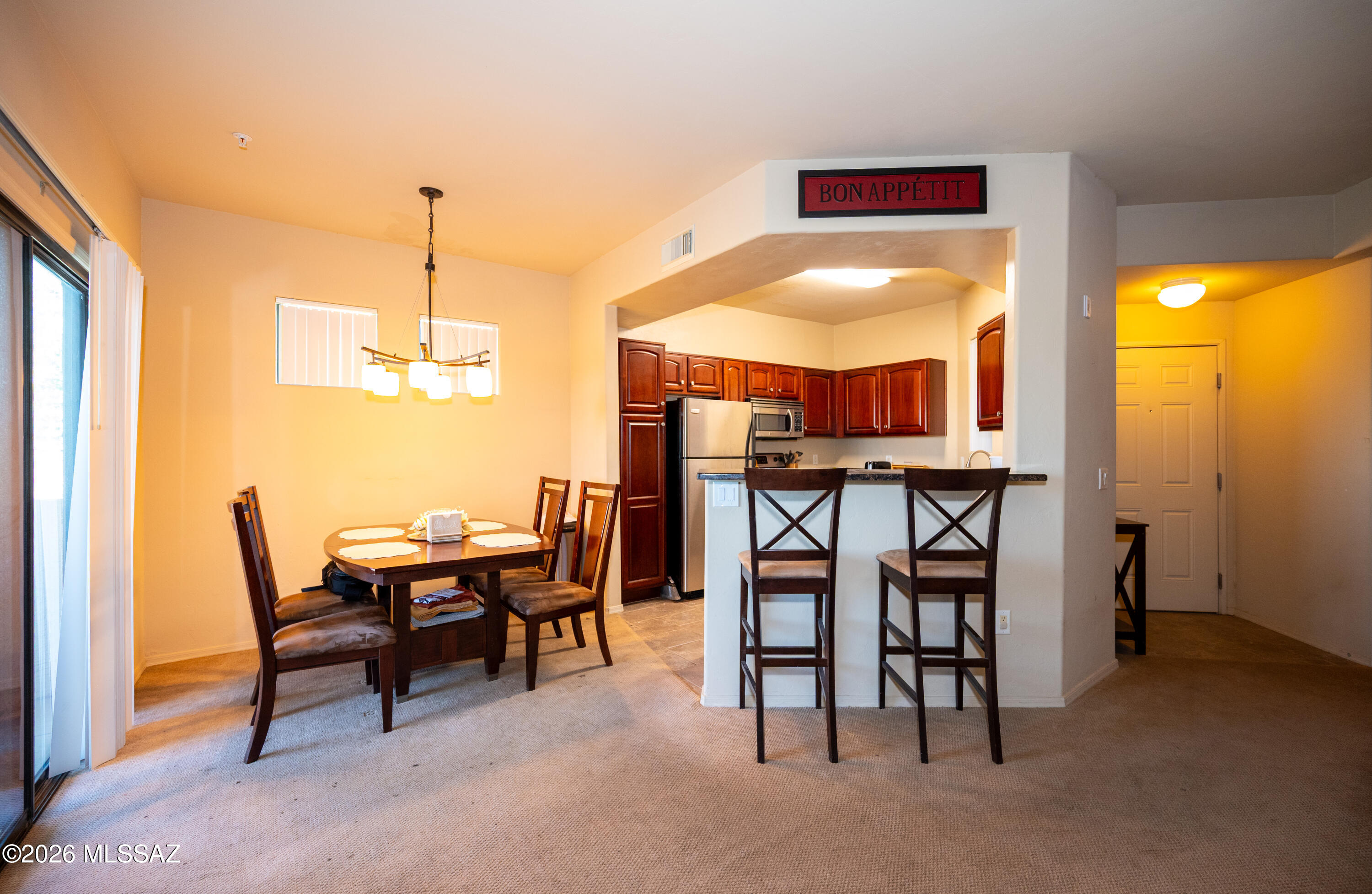 List price is average and subject to change, please call for exact pricing and availability!

Fully furnished 1 bed 1 bath condo in the beautiful Catalina Foothills! Equipped with everything you need - house wares, linens, full-size washer & dryer, and Wi-Fi. Relax on your private covered patio or take a dip in the sparkling pool! Close to fine dining and shopping, too.