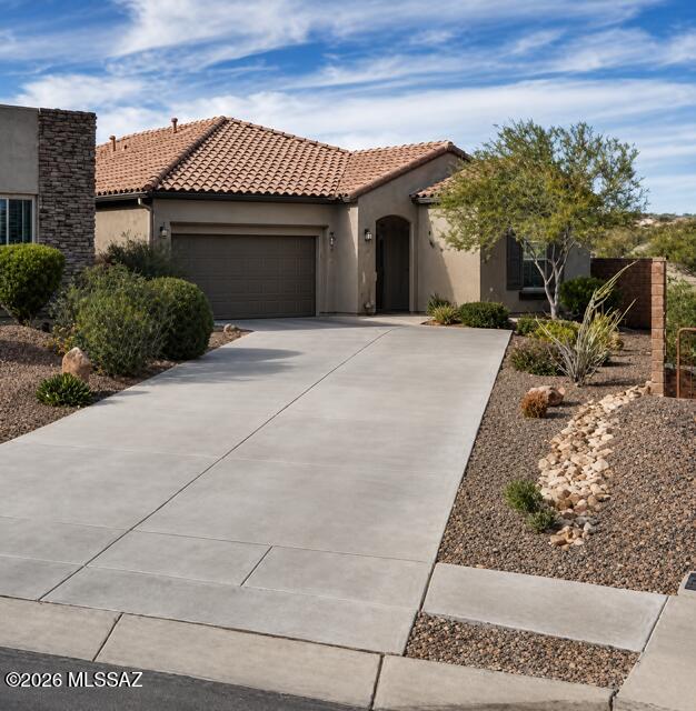 Located in the highly desirable Rancho Vistoso community of Oro Valley, this beautifully maintained 3 bed, 2 bath home built in 2021 offers the perfect blend of modern style and Arizona outdoor living. The open-concept floorplan features spacious living areas filled with natural light, creating an ideal space for both entertaining and everyday comfort.

Step outside to your own private backyard retreat complete with a heated pool, gas firepit, and stunning mountain views -- perfect for relaxing or hosting guests year-round. Conveniently located near shopping, dining, golf courses, and scenic hiking trails, this home offers the very best of the Oro Valley lifestyle.