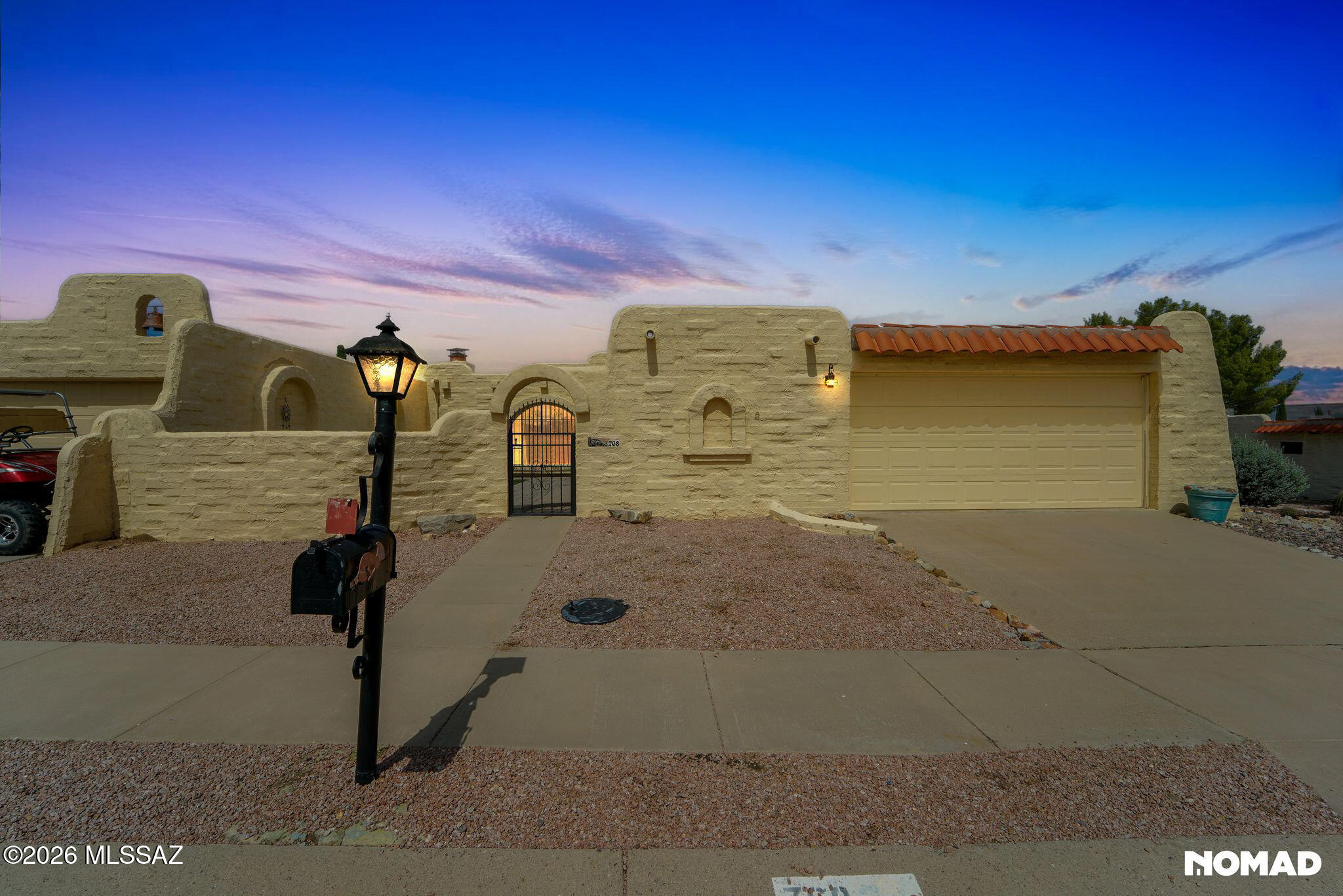 Townhome 2 bedroom, 2 baths, 2 car garage, Esperanze Estates.  2041 SQ. FT. Townhome with tile and ceiling fans through out Townhome., all electric no gas.  Full equipment kitchen with fridge, dishwasher, built in microwave, electric range, disposal.  Large living room with fireplace.  Large dining room off living room and kitchen with french doors going to AZ room and slider going to patio.  Hall bath has tub and showner combo with duel sinks and grante counter tops.  Large master bedroom with  en suite  with vanity and shower and grante counter tops.  Nice size walk in closet in  master.  Master bedroom has french doors going to outside patio.  Townhome is across the street from the pool which is heated year round.  55+ Price reflects a one year lease.