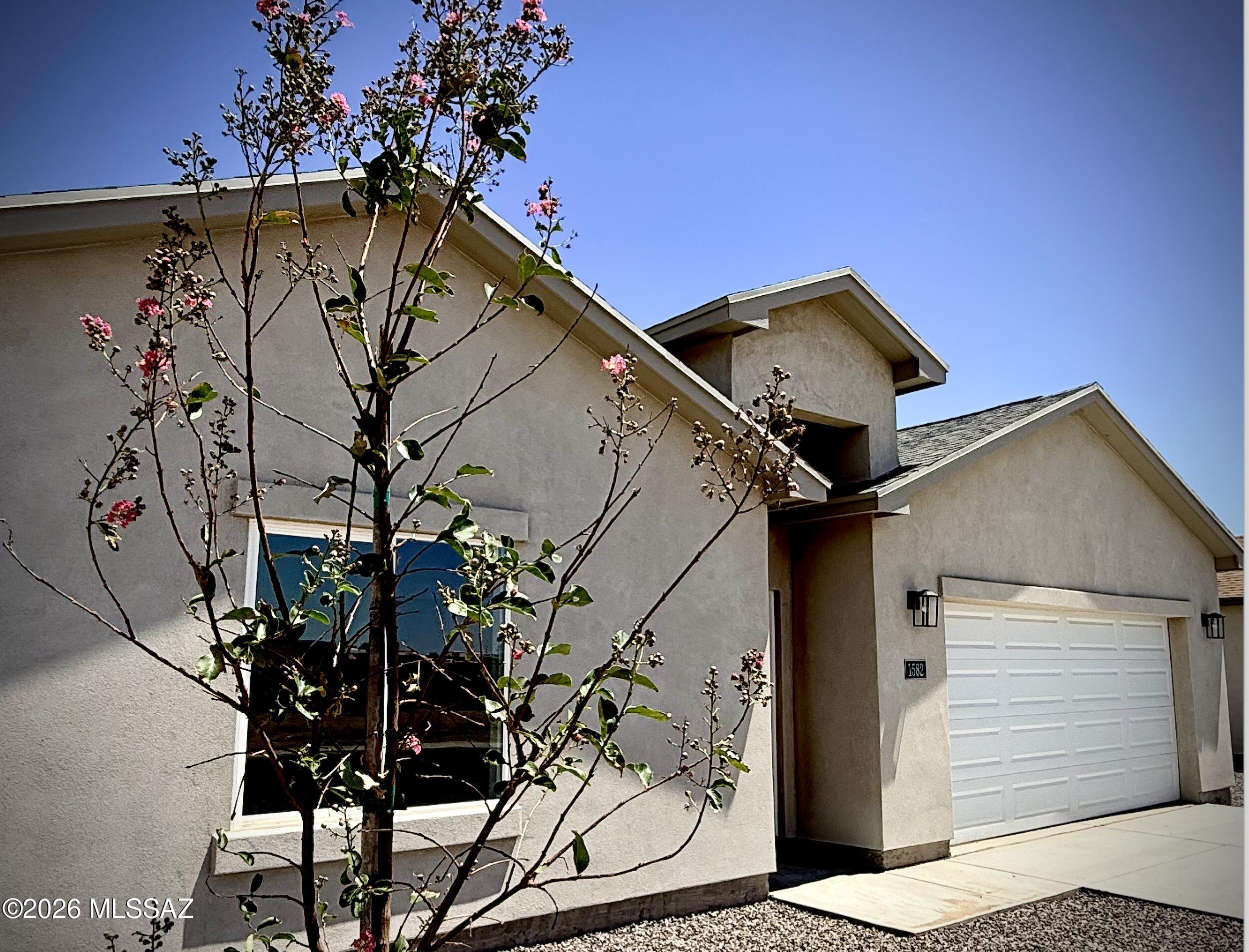 Don't miss out on this extra spacious new build located in the heart of Safford. You will love this new 3 bedroom 2 bath home with large, open living and dining areas. The master suite has a large bathroom with a tiled shower and soaking tub. You will enjoy living within walking distance to schools and shopping. A block wall will be added before closing. Call for an appointment today.